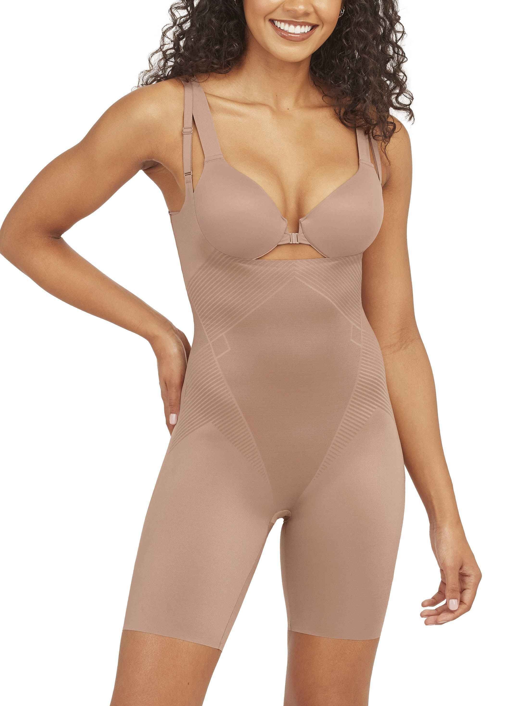 Spanx Shaping-Body Open-Bust Mid-Thigh Bodysuit (1-tlg)