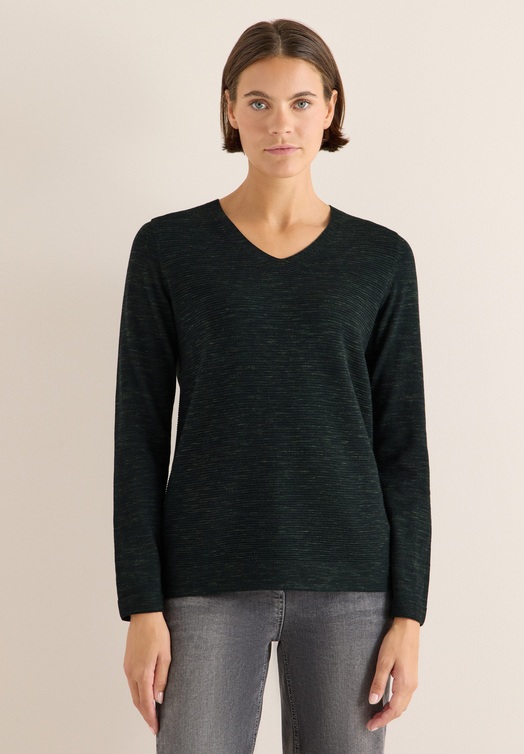 CECIL Strickpullover im Melange Look günstig online kaufen