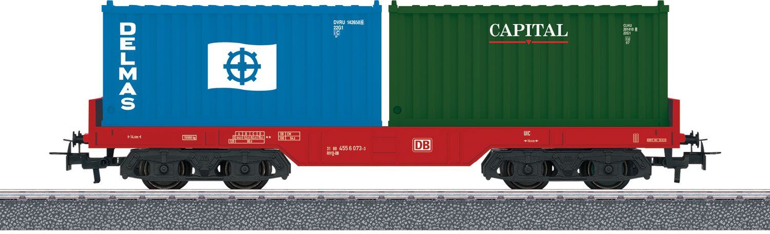Märklin Güterwagen Märklin Start up, Containerwagen DB AG, Spur H0