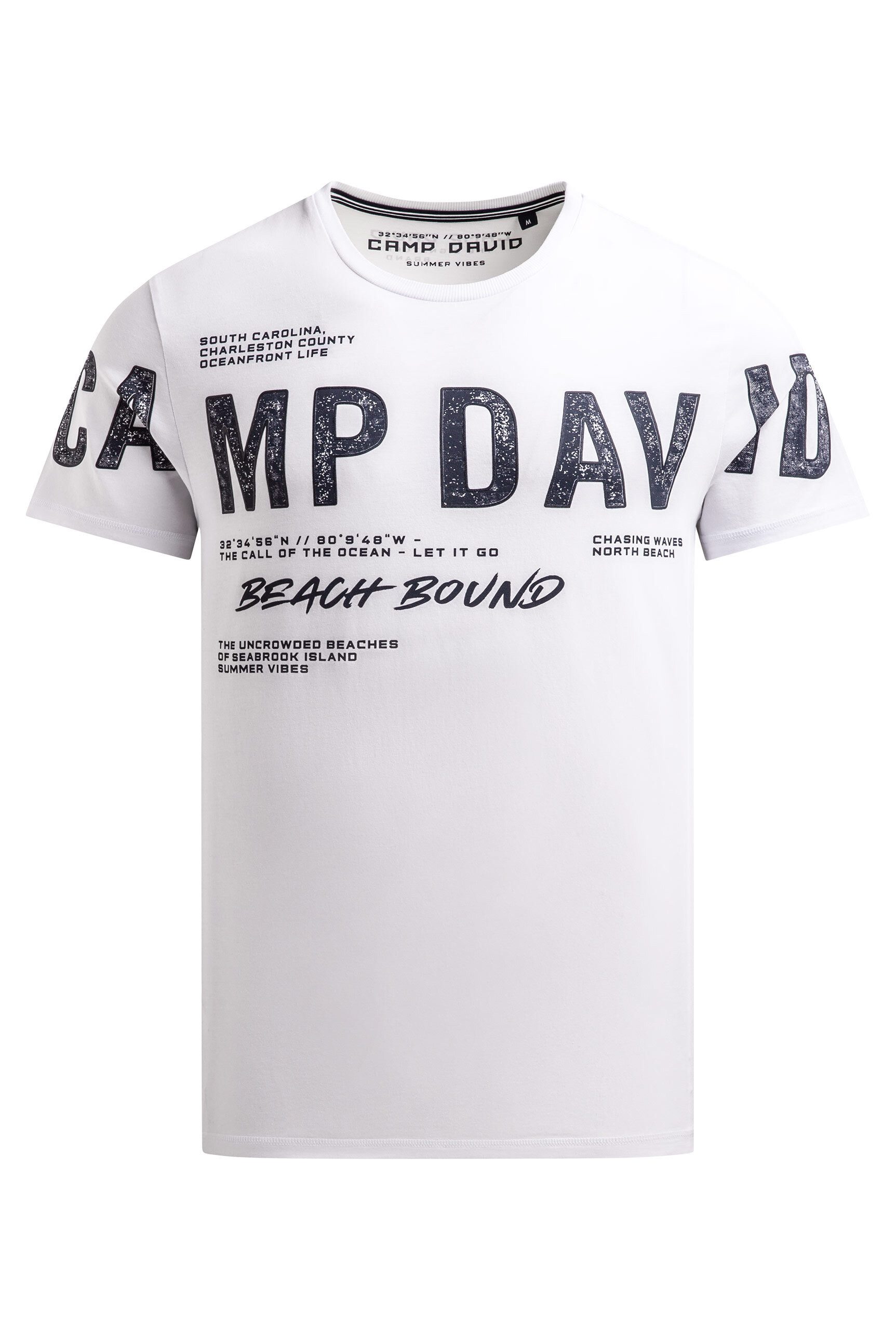 CAMP DAVID Rundhalsshirt mit Baumwolle günstig online kaufen