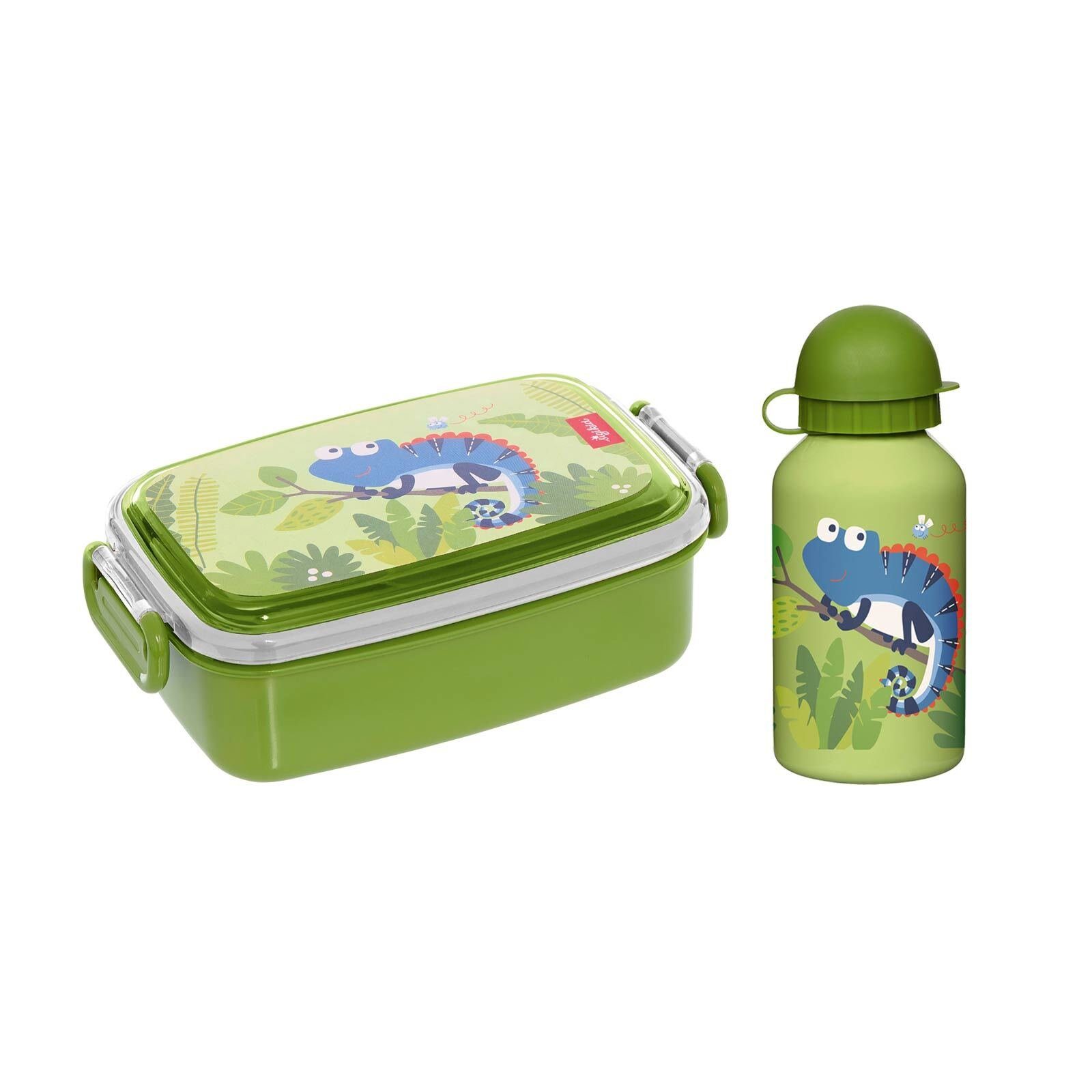 Sigikid Lunchbox Brotdose + Trinkflasche 2er Set, Material-Mix, (2-tlg), Handwäsche wird empfohlen, ideal für den Alltag