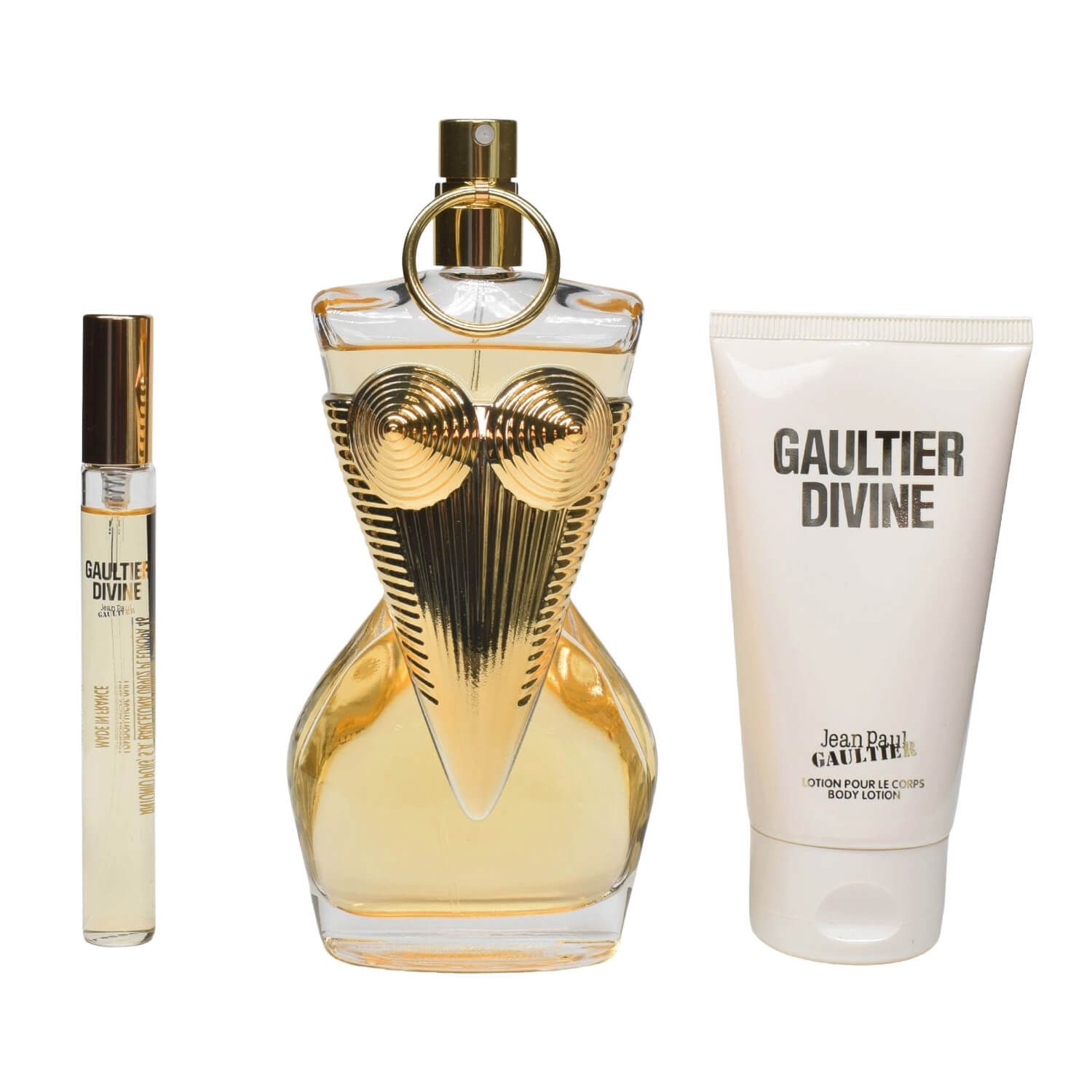JEAN PAUL GAULTIER Eau de Parfum Divine + 10 ml Travel Stick + 75 ml Bodyloution Damen Duftset