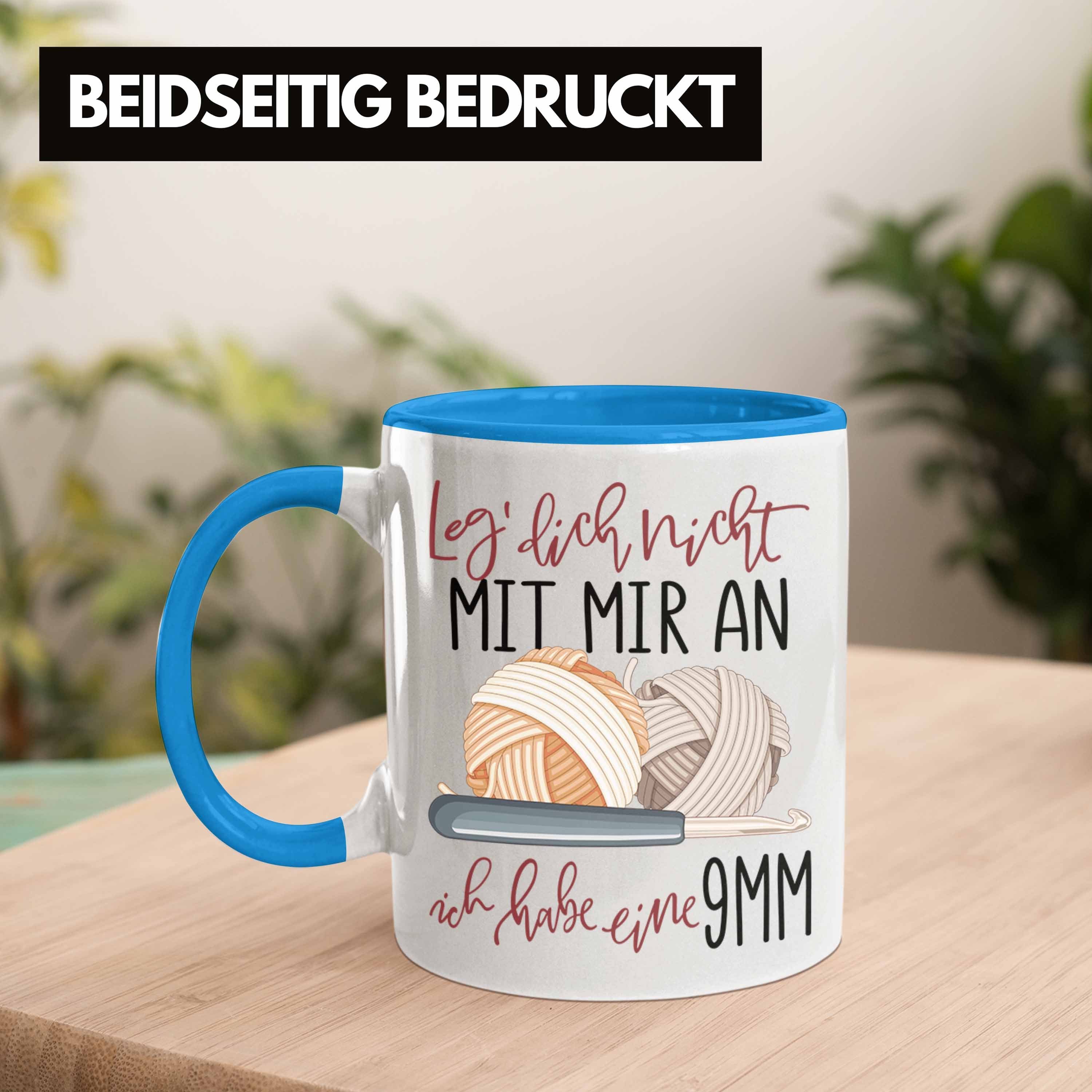 Trendation Tasse Stricken Tasse Geschenk Blau Nicht Häckeln Leg Ein Habe Dich Mit Ich Mir an