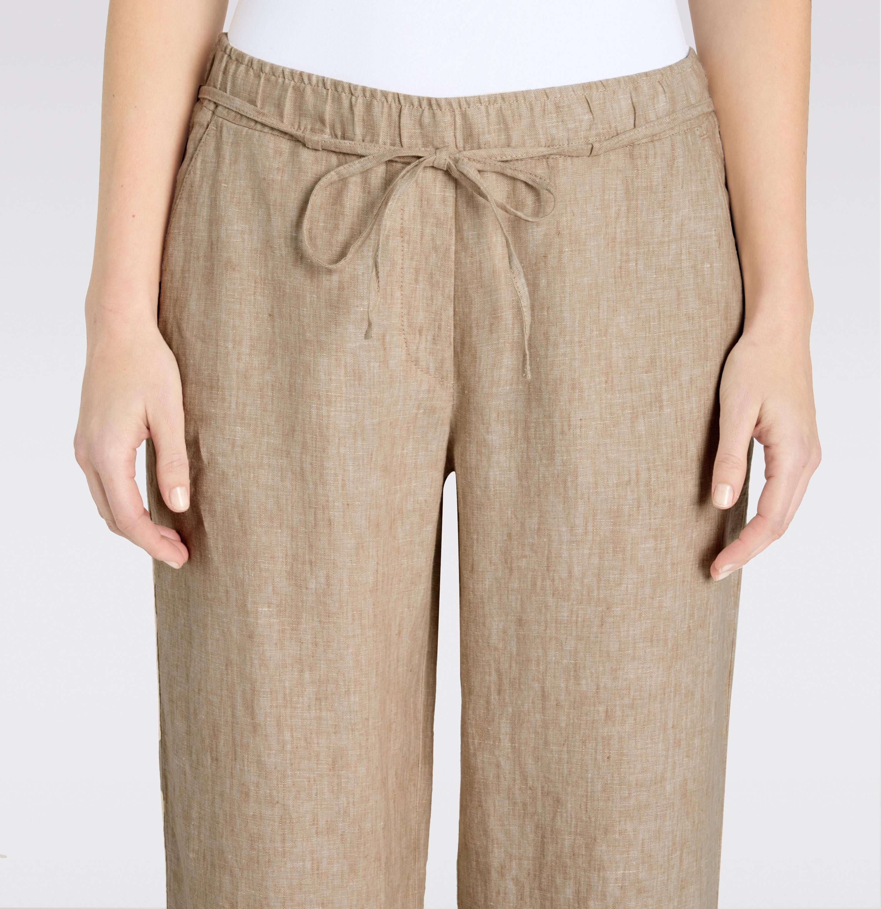 MAC Leinenhose CHIARA BELT