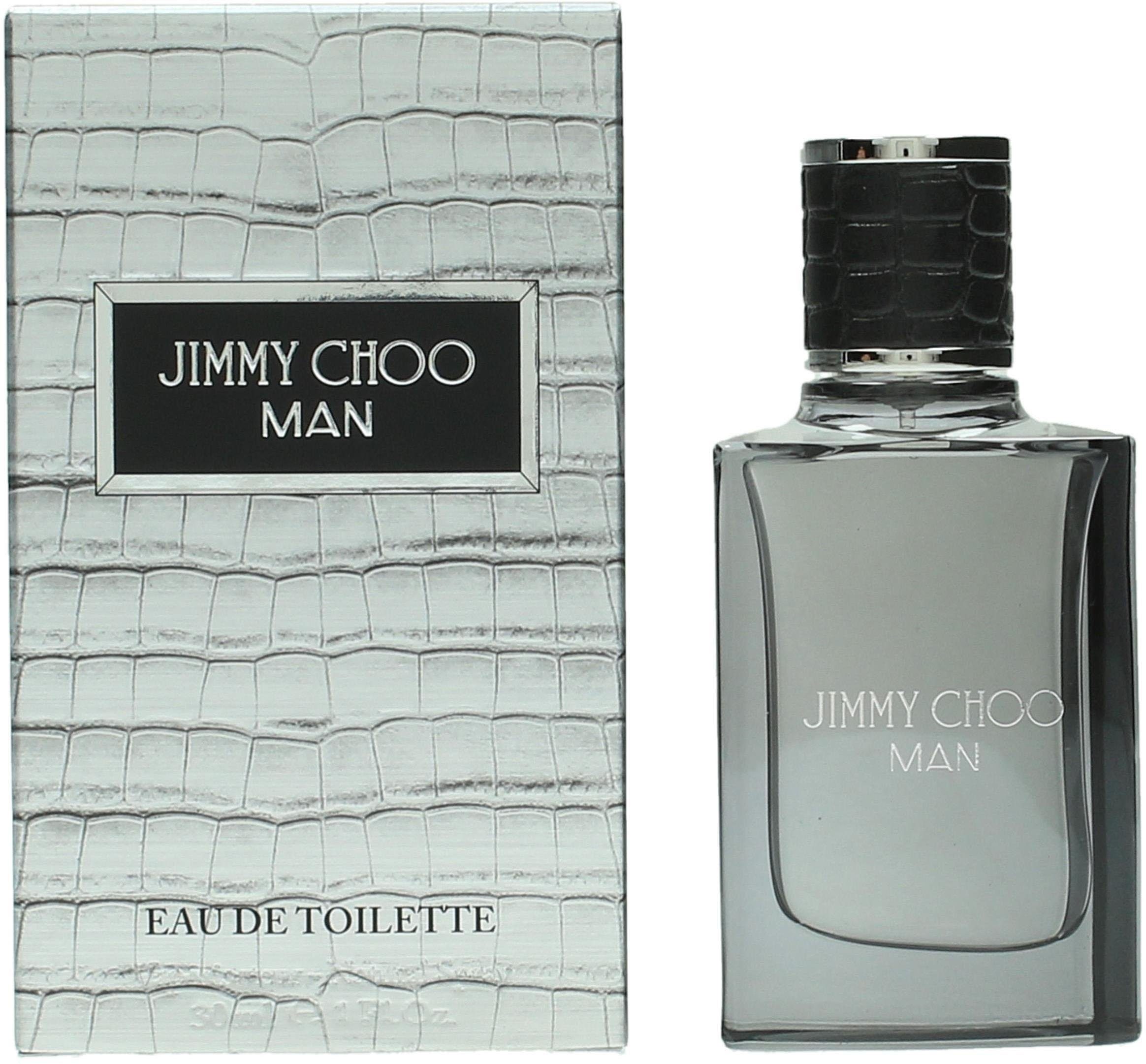 JIMMY CHOO Eau de Toilette MAN, Fruchtiger Duft mit Mandarine, Rosengeranie, Ananasblatt und Pfeffer.