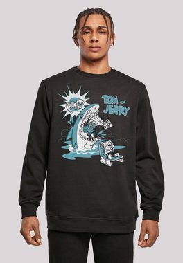 F4NT4STIC Rundhalspullover F4NT4STIC Herren Tom And Jerry Summer Shark with Basic Crewneck (1-tlg)