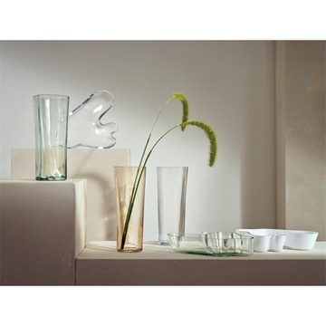 IITTALA Servierschale Schale Aalto Glas Weiß (26,2x5cm)