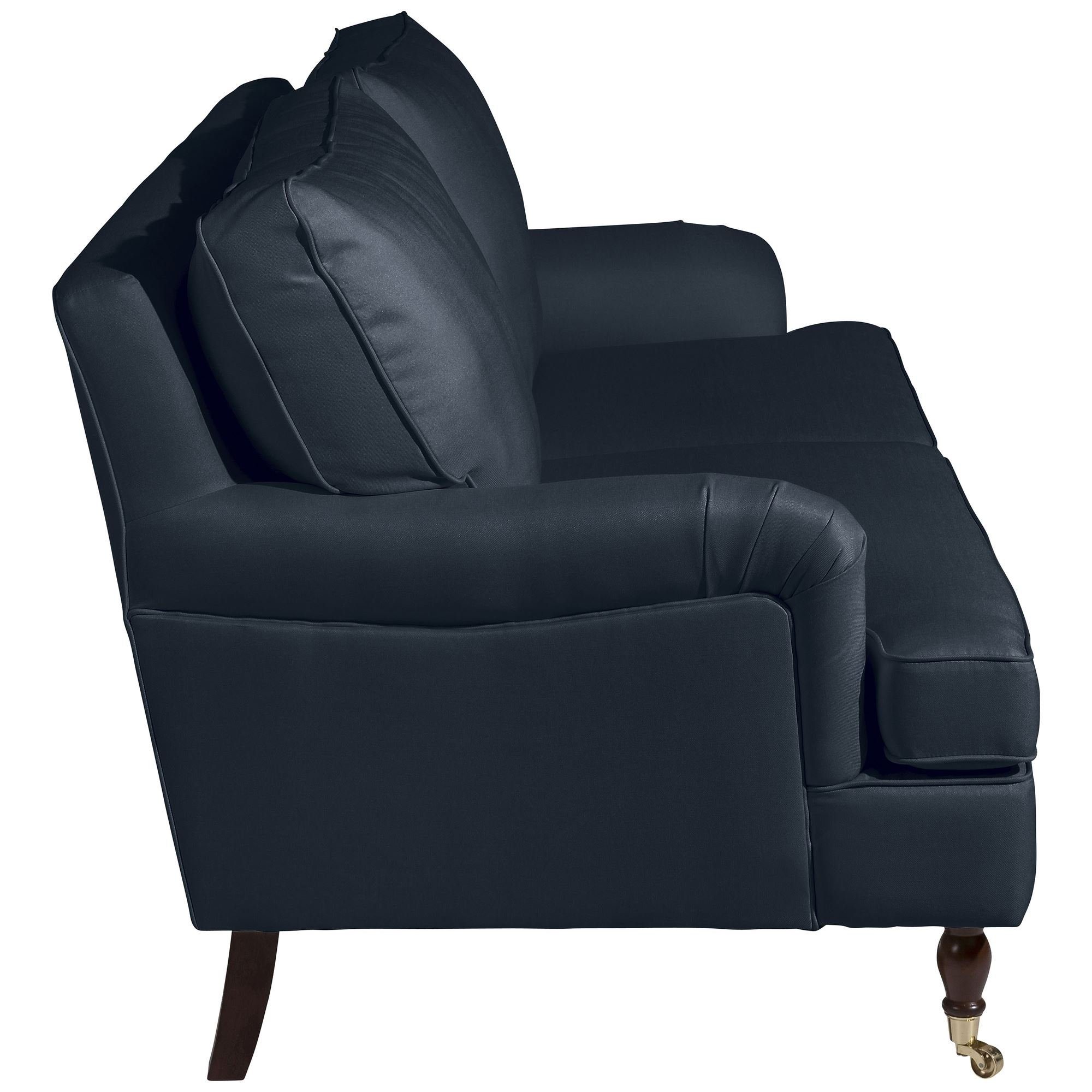 3-Sitzer Sofa Flachgewebe, Bezug Sitz 58 Sparpreis Sofa verarbeitet,bequemer Kessel (2-geteilt) hochwertig 1 Teile, aufm inkl. Kathi Kostenlosem Versand