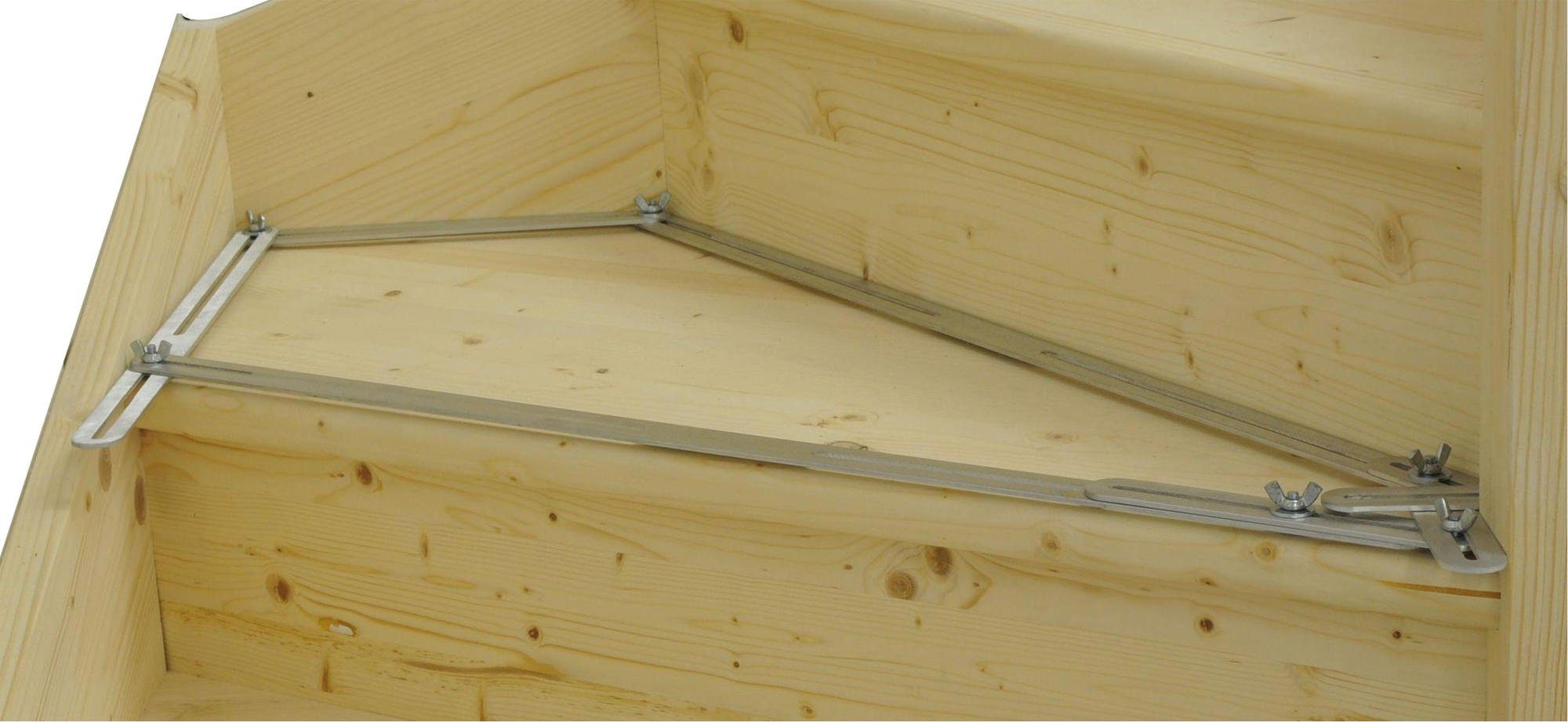HEDUE Treppenlehre, Winkelschablone 13 Schienen