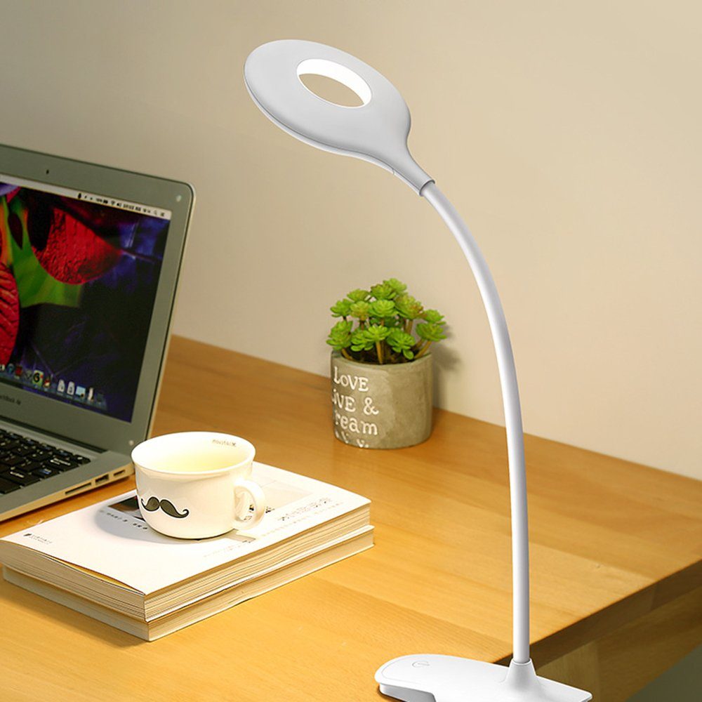 LED -wiederaufladbare Bogenlampe USB Buch, GelldG LED Leselampe -Leselampe, für