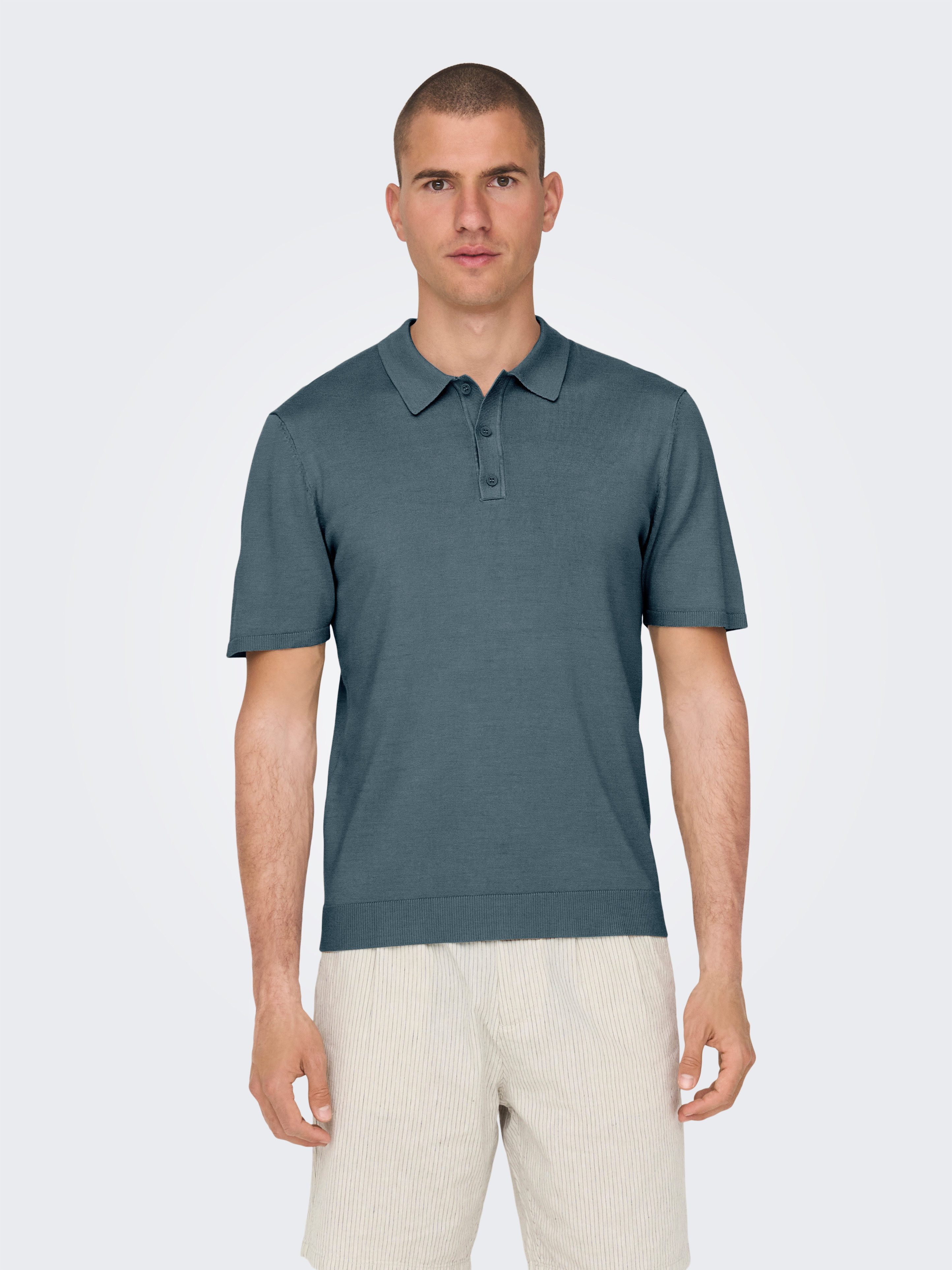 ONLY & SONS Poloshirt ONSWYLER LIFE REG 14 SS POLO KNIT NOOS günstig online kaufen