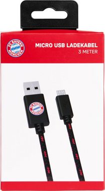 Snakebyte FC Bayern München Micro USB Ladekabel Stromkabel, (3 cm)