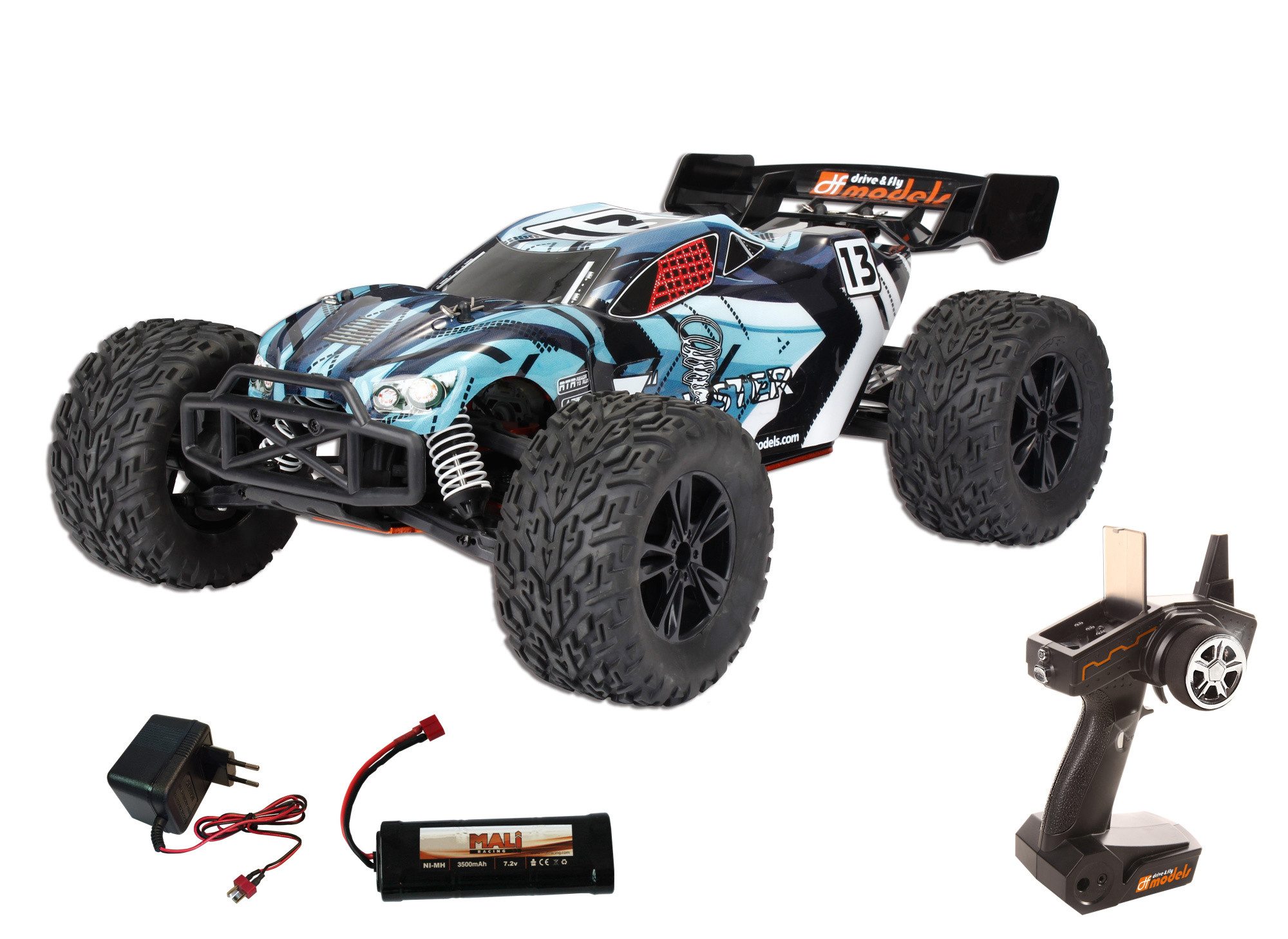 RC-Buggy DF RC Elektro Buggy Tw1 brushed 1:10XL Truggy - RTR