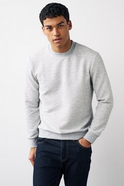 Next Sweatshirt Premium Rundhalssweatshirt mit Struktur (1-tlg)