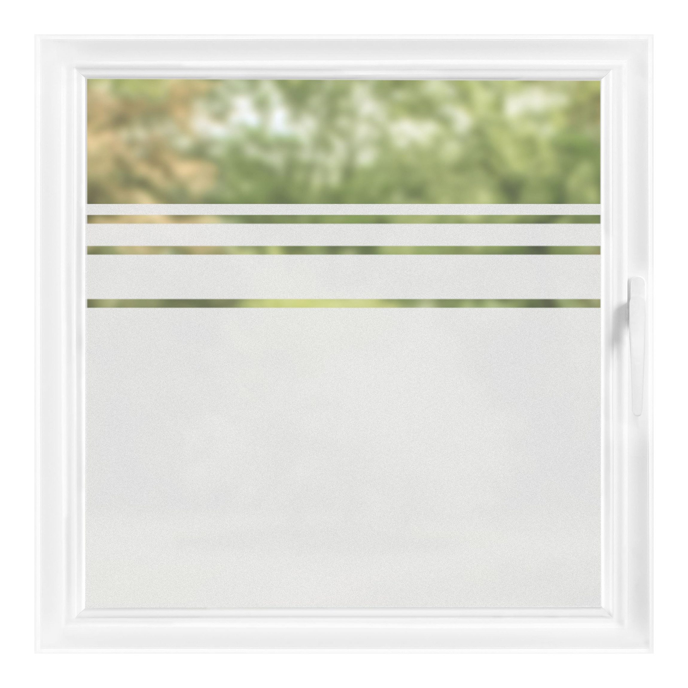 Bilderdepot24 Fensterfolie statisch haftend Motiv Fensterdeko Streifen Must günstig online kaufen