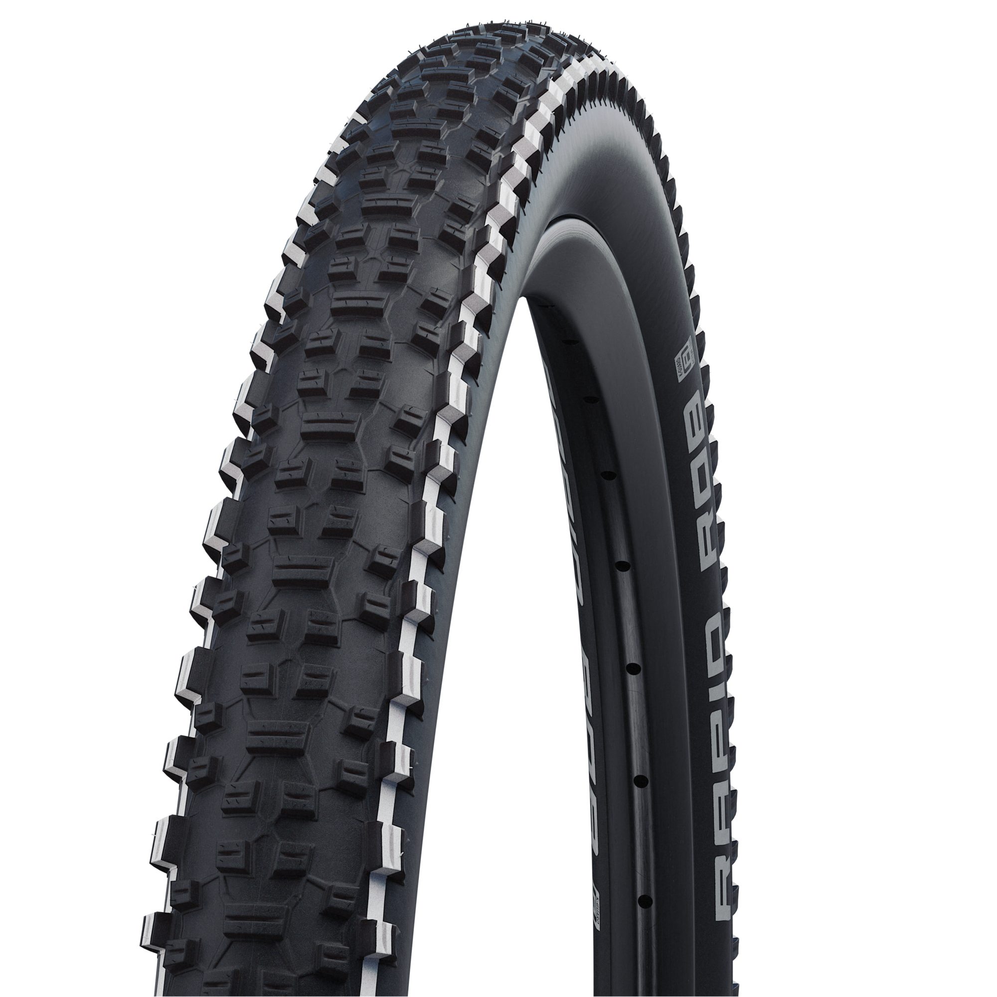 Schwalbe Fahrradreifen Schwalbe Rapid Rob 57-622 Schwalbe Basic K-Guard weiss-schwarz 29x2.25, Drahtreifen