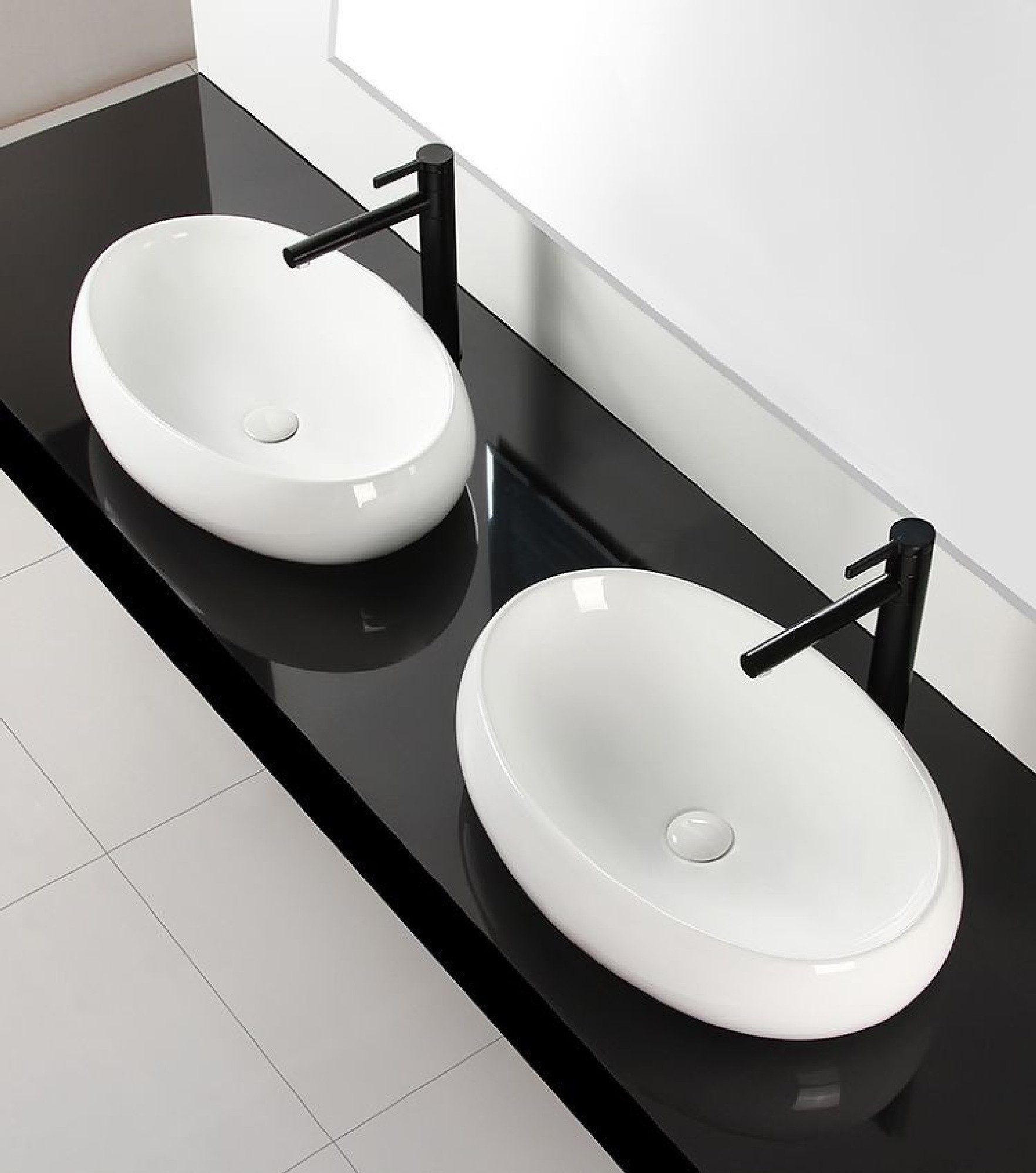 GTM Design Aufsatzwaschbecken MARGOT Glanz Modern günstig online kaufen