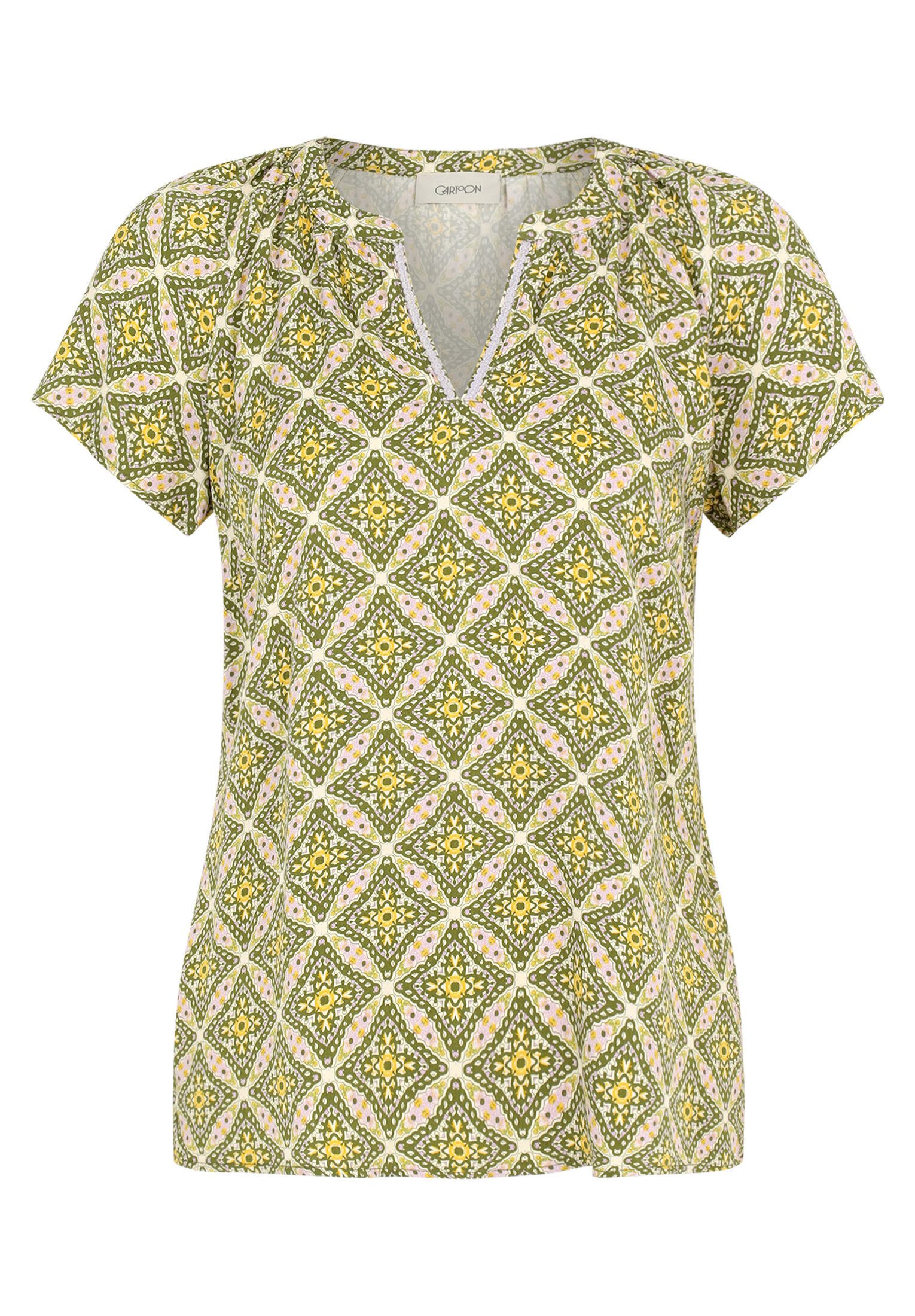 Cartoon Shirtbluse Damen mit Muster