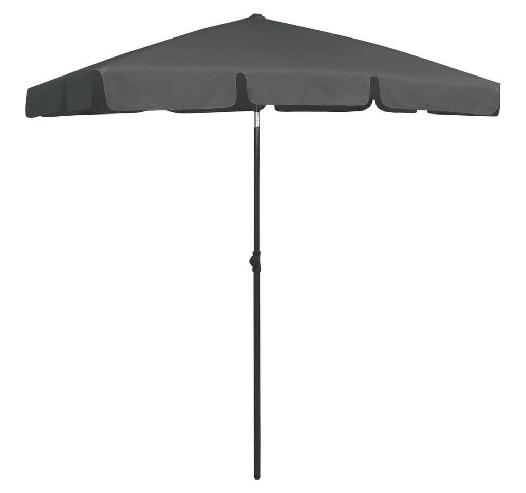 Thumbnail - vidaXL Sonnensegel Strandschirm Anthrazit 180x120 cm, (1-tlg)