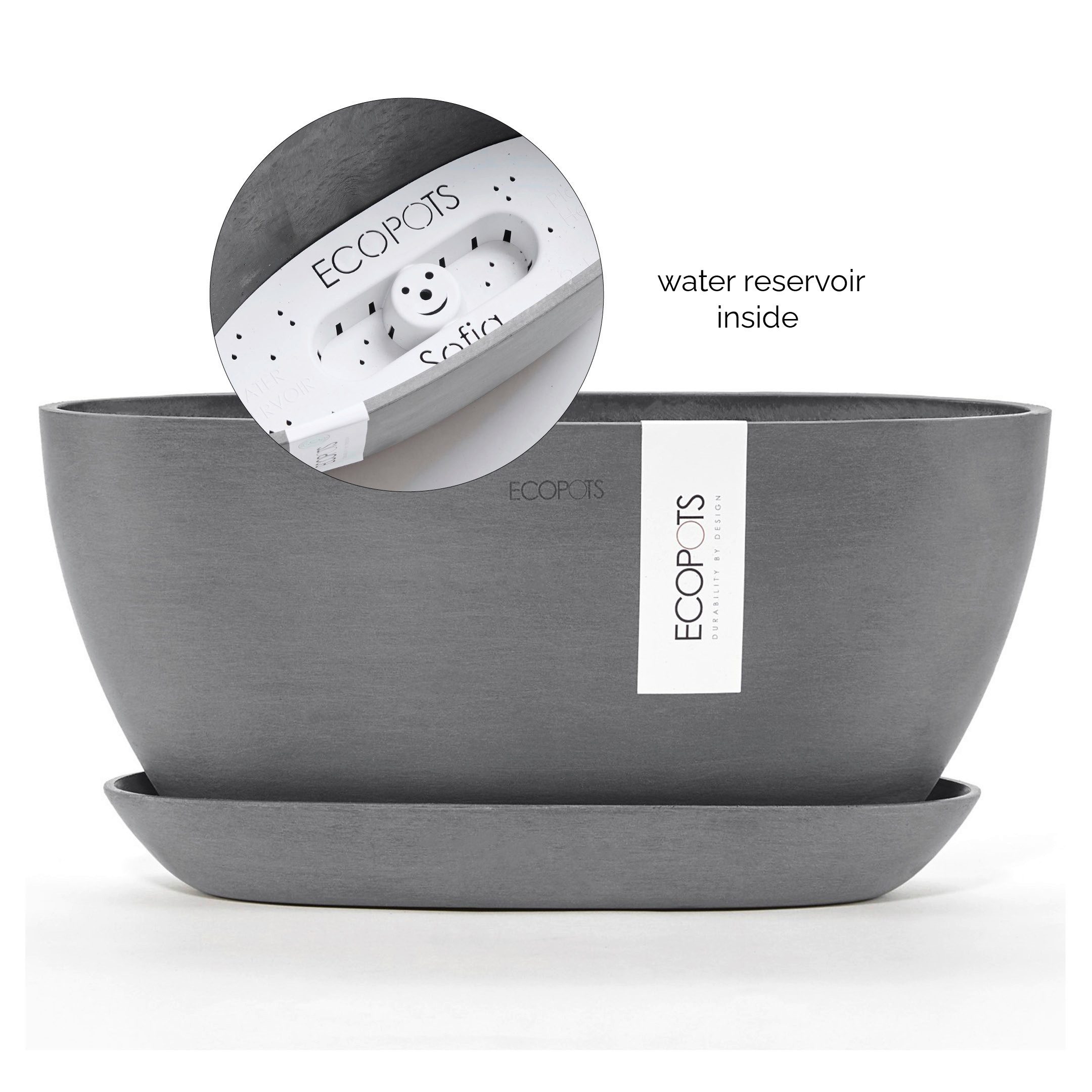 ECOPOTS Blumentopf Sofia (Set), mit passendem günstig online kaufen