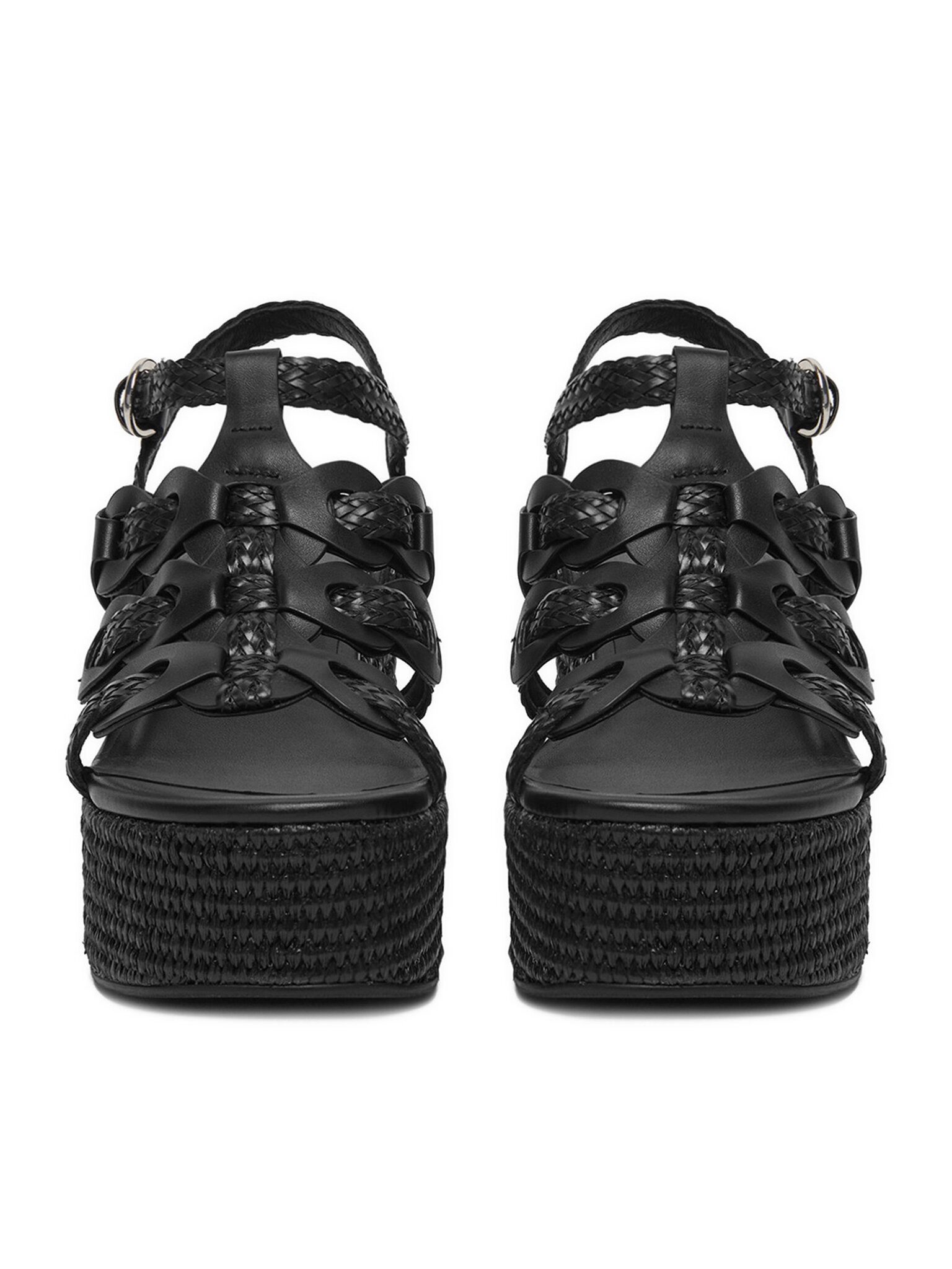 Badura Badura Damensandalen Schwarz Badura-EO-AMANI-LT0228-26-806 Schwarz Sandale