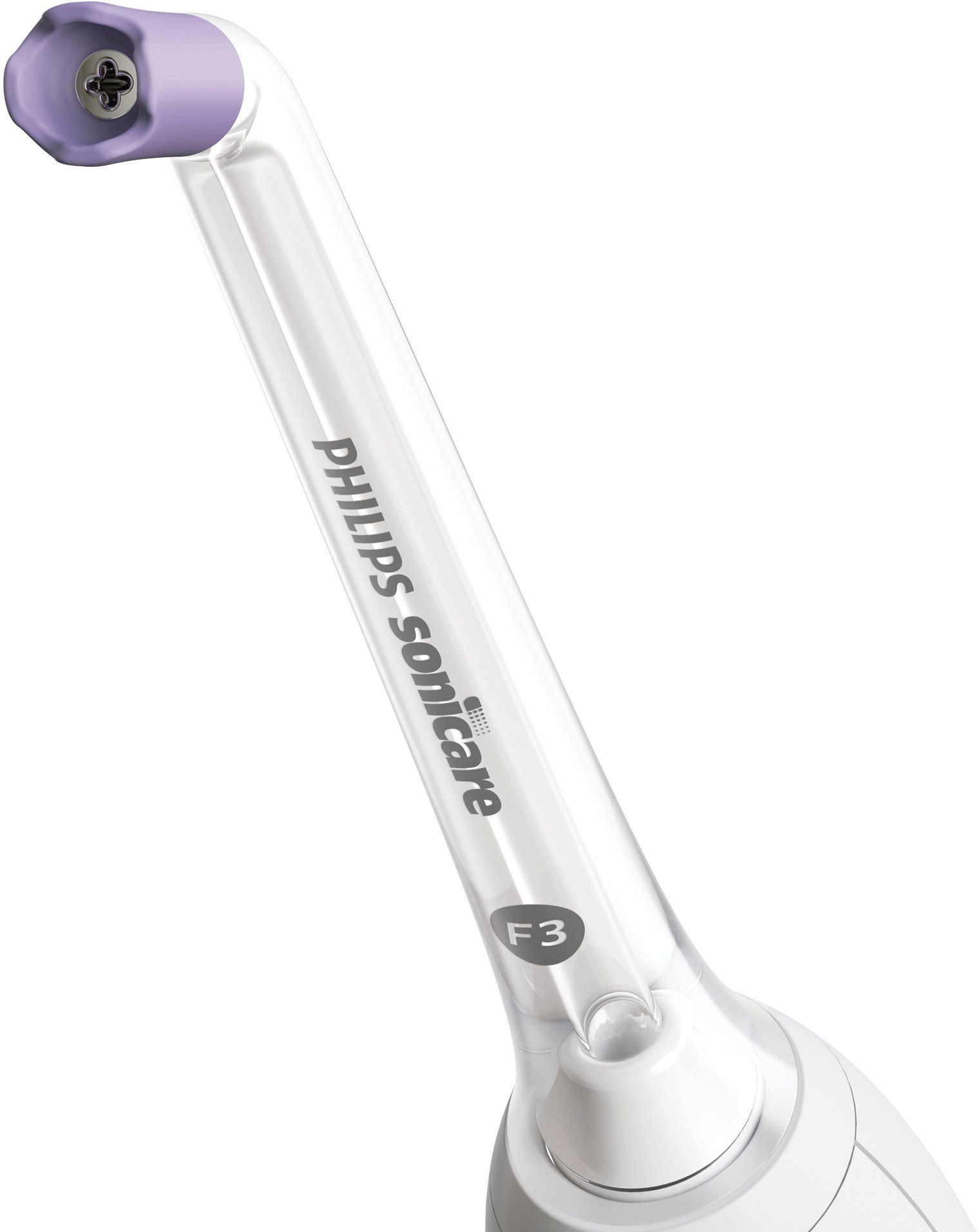 Philips Sonicare Mundduschen-Ersatzdüse F3 Quad Stream Aufsteckdüse HX3062/00, weiche Führung, kompatibel mit jeder Philips Sonicare Powerflosser