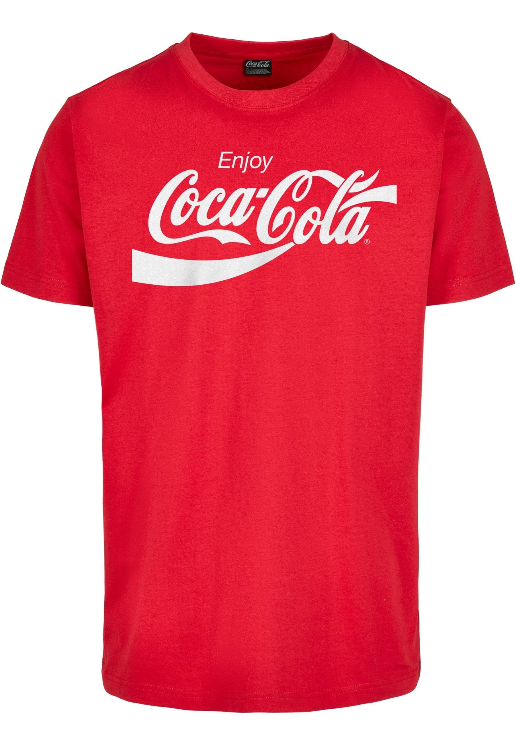 Merchcode T-Shirt Herren Coca Cola Logo Tee (1-tlg) cityred