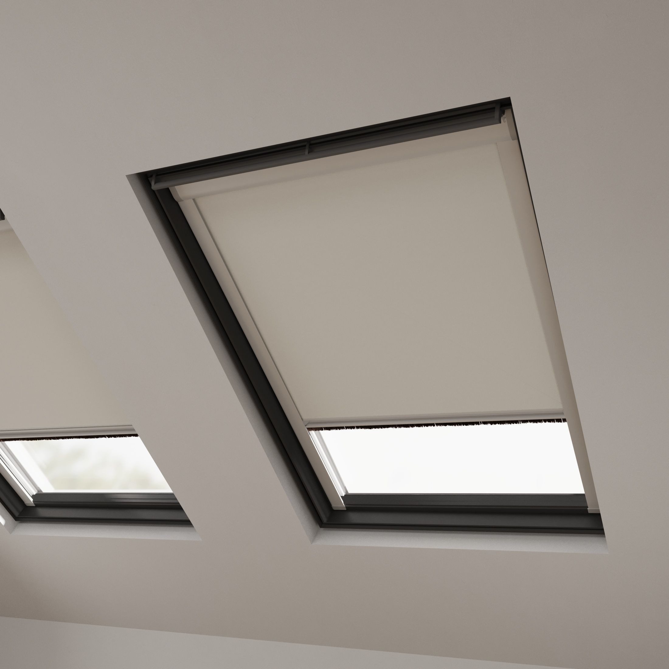 Dachfensterrollo Verdunklungsrollo Sand - Verdunklung - Kompatibel mit VELUX CK01, Cocoon Home, verdunkelnd, Thermobeschichtet, Einfache Montage, 100% Verdunkelnd, Stufenlos