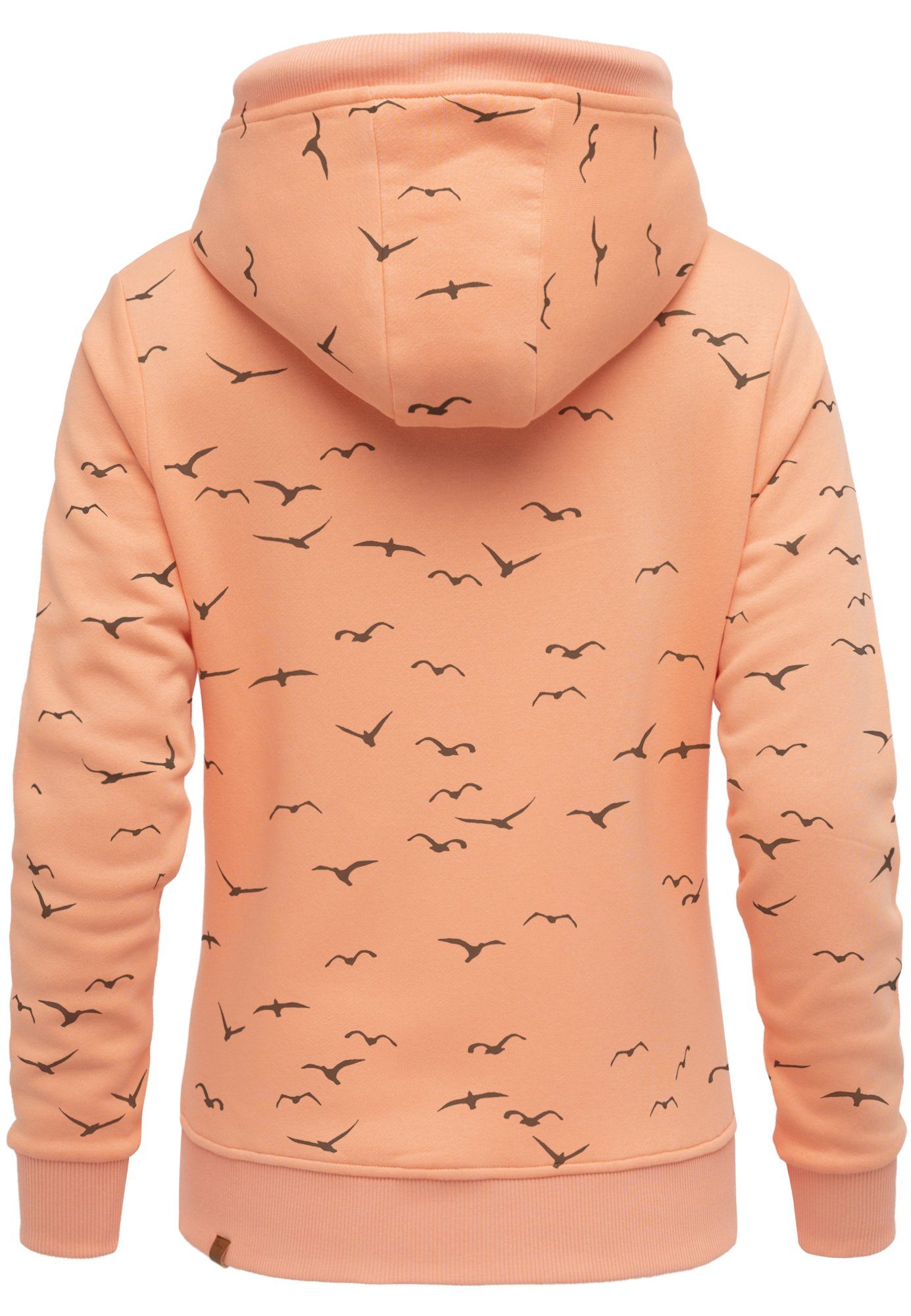 REPUBLIX Kapuzenpullover LOLA Damen Hoodie Sweatshirt Pullover Zipper Jacke günstig online kaufen