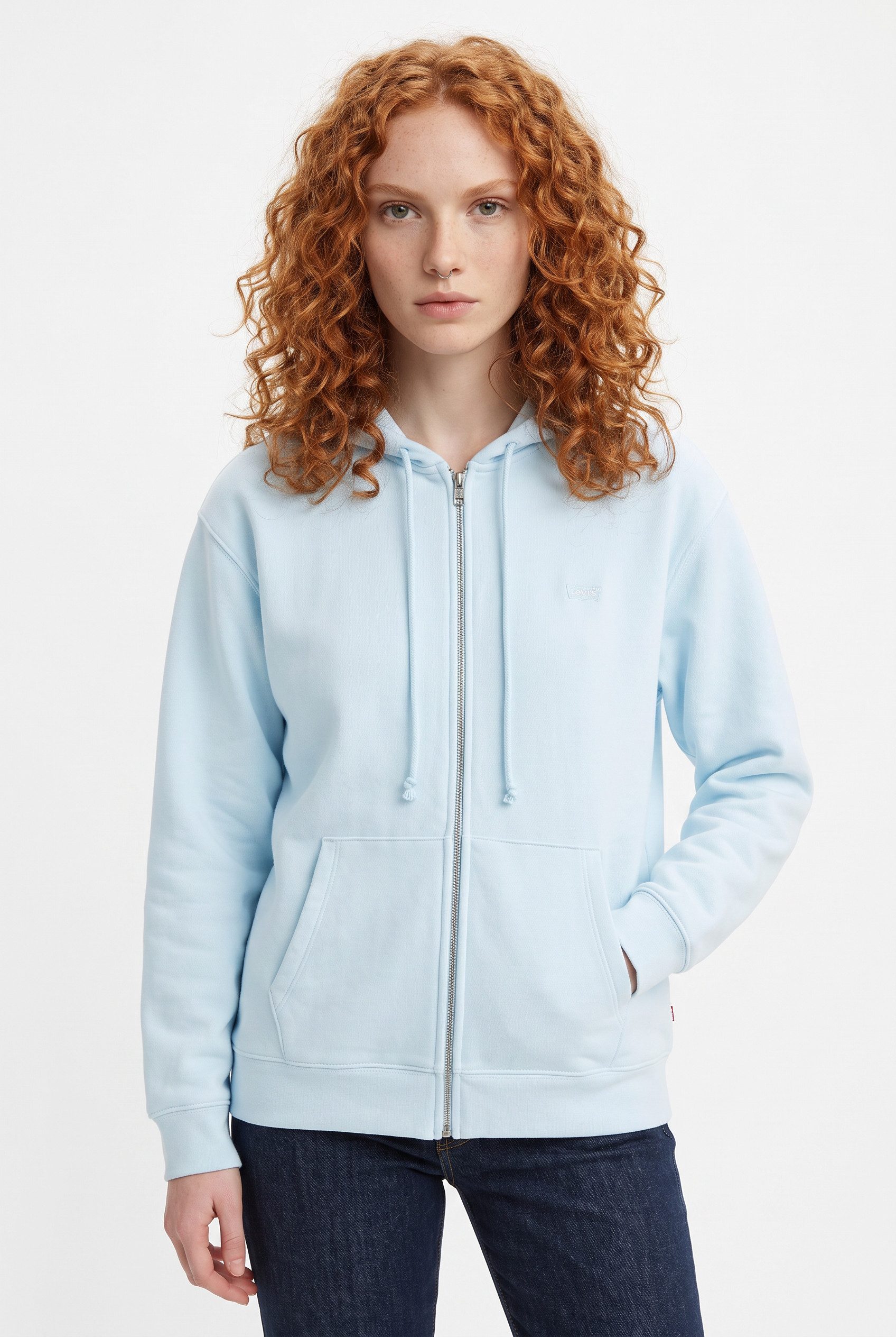 Levi's® Kapuzensweatjacke EVERYDAY ZIP HOODIE mit Logo Stickerei