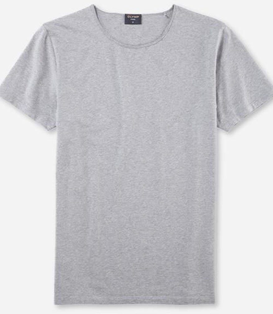 OLYMP T-Shirt Casual silbergrau