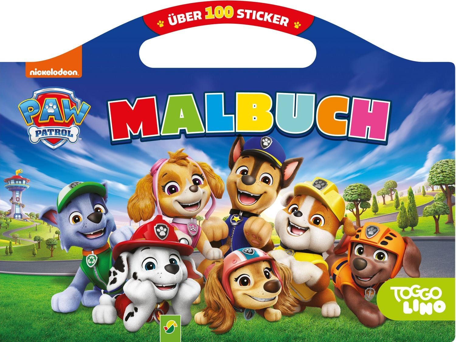 PAW Patrol Malbuch mit über 100 Stickern / Schwager & Steinlein Verlag