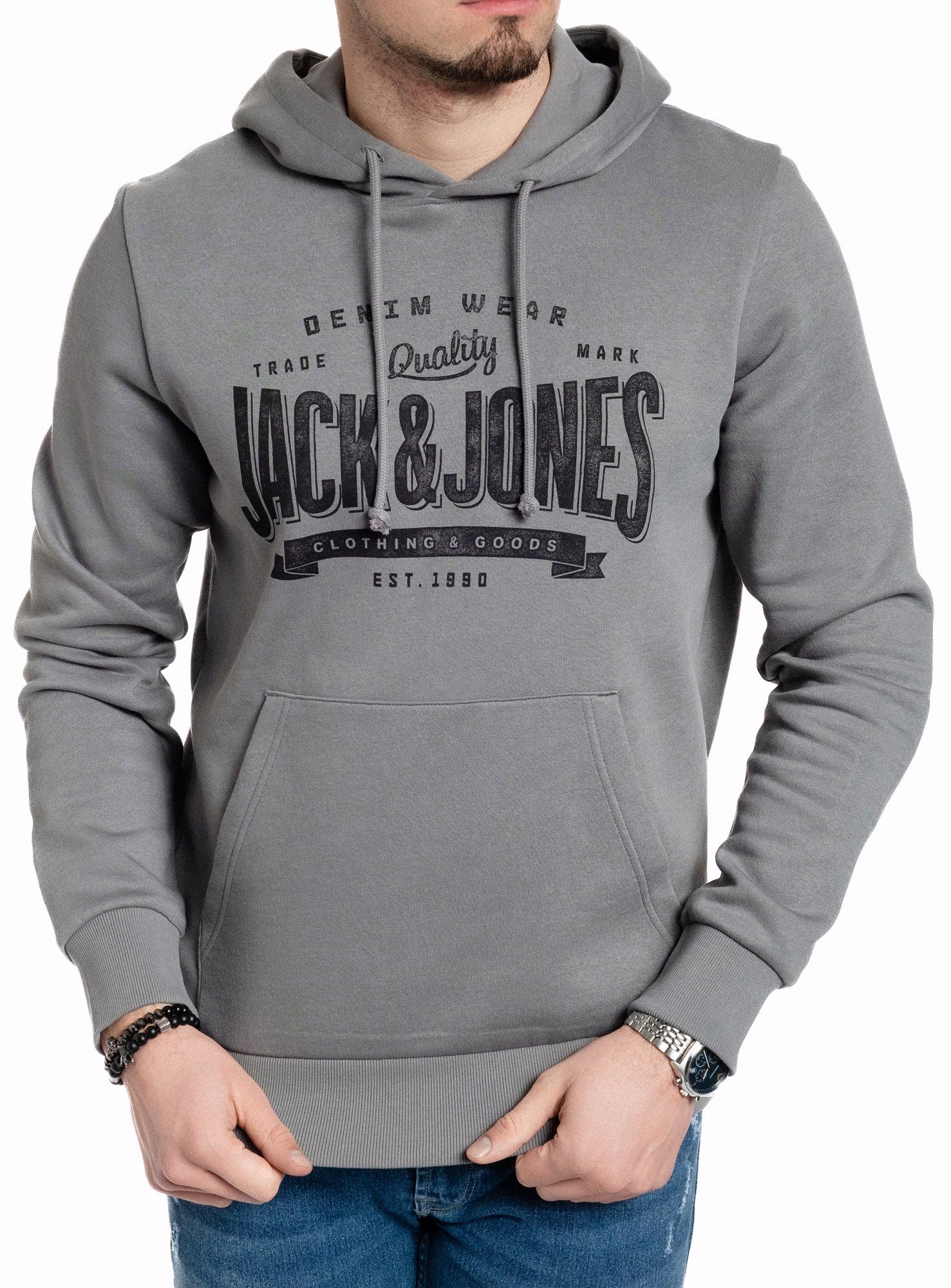 Jack & Jones Kapuzensweatshirt mit Kängurutasche