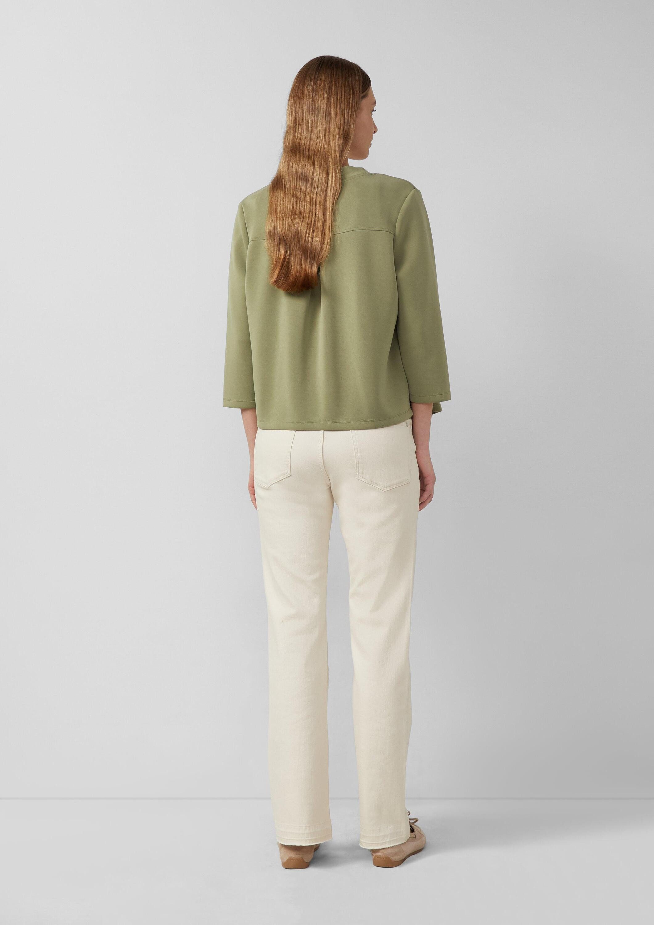 s.Oliver Sweatjacke Sweatshirt Jacke Scuba-Jacke