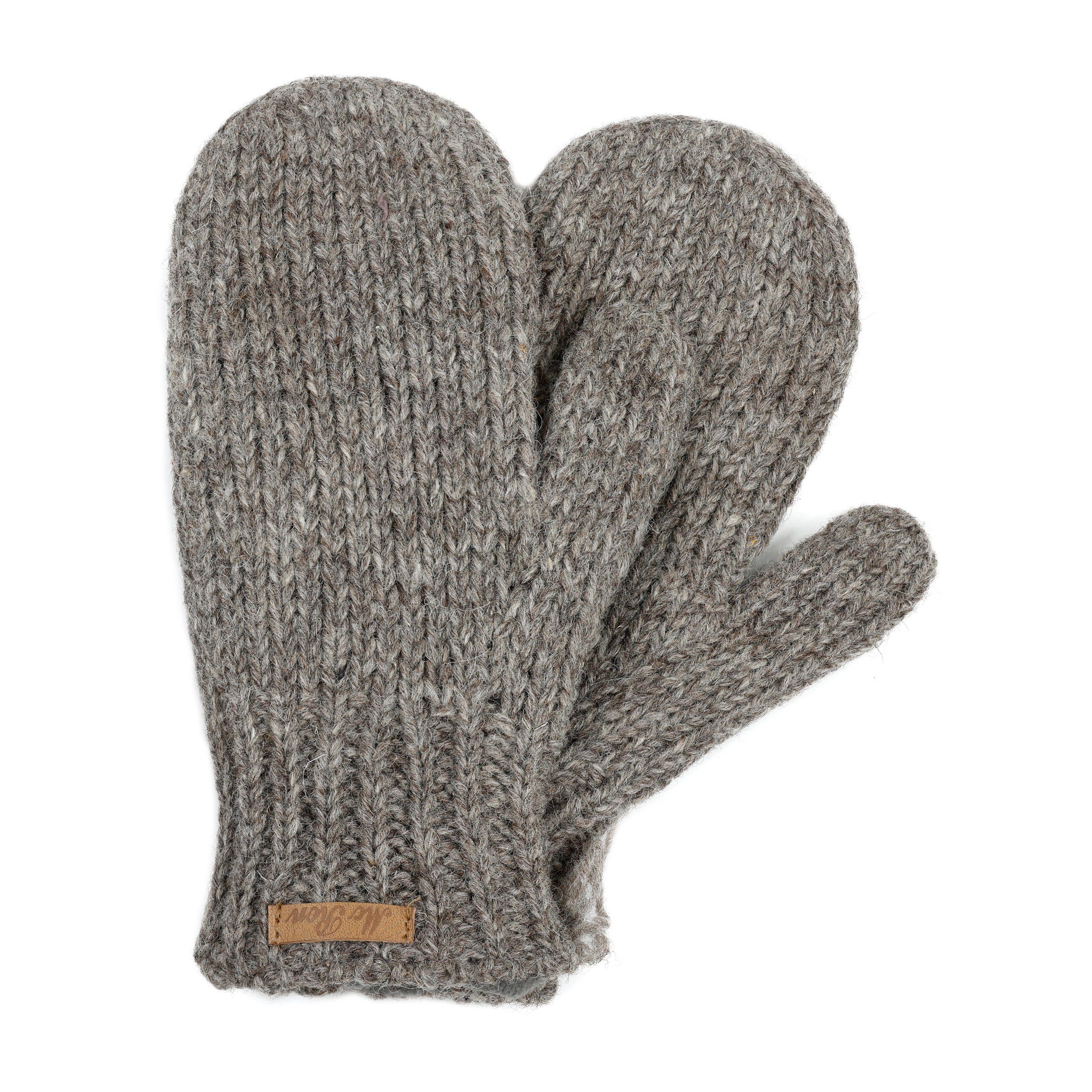 McRon Fäustlinge Modell Valerie gefüttert mit Fleece, hoher Schurwollanteil günstig online kaufen