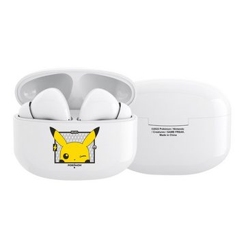 OTL Pokémon Pikachu Bluetooth 5.1 Kinder-Kopfhörer mit Ladebox Bluetooth-Kopfhörer (Google Assistant, Siri, Alexa, Voice Assistant, Bluetooth, True Wireless, Hochwertiger Sound, Leichtes Gewicht)