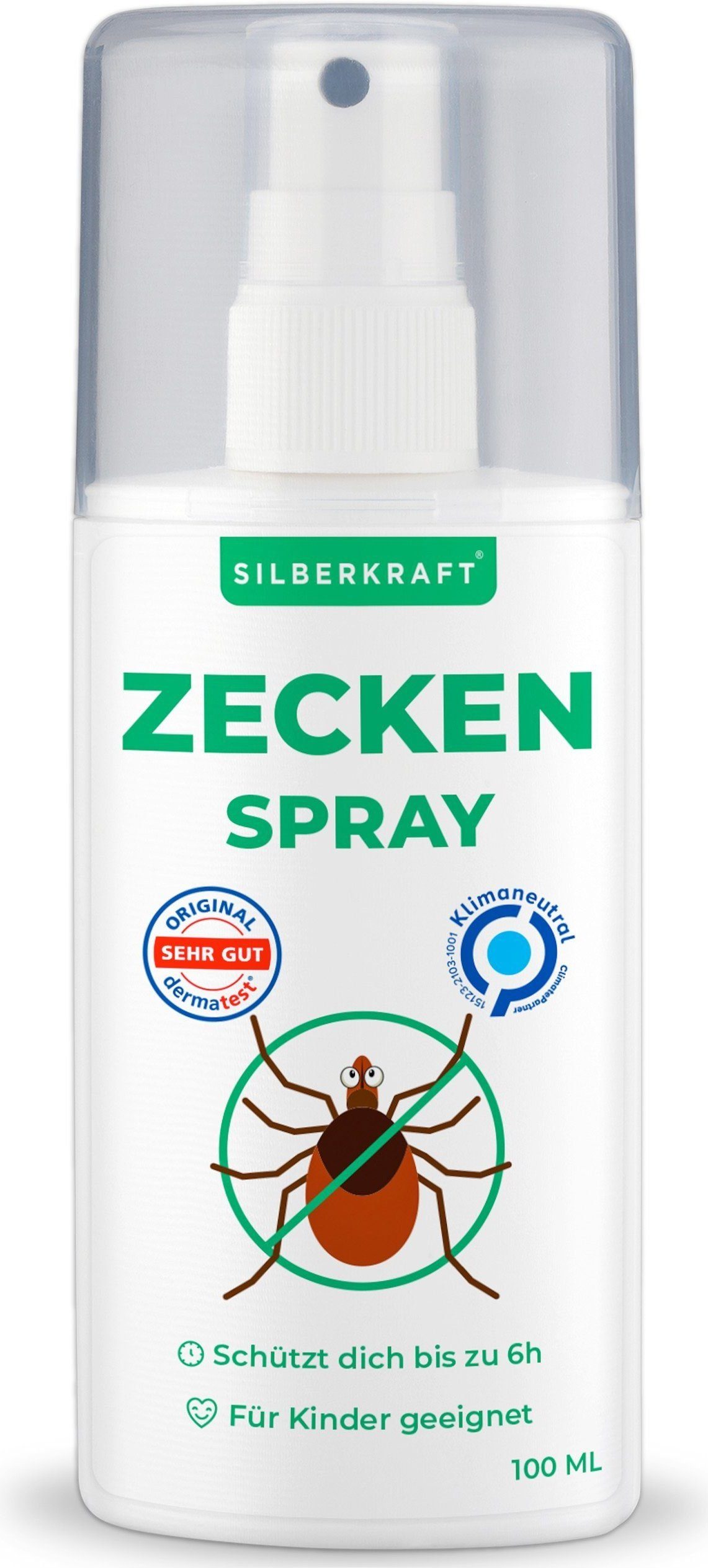 Spray, ml, Zecken 100 Zeckenspray 1-St. - Anti Silberkraft Insektenspray Zeckenschutz