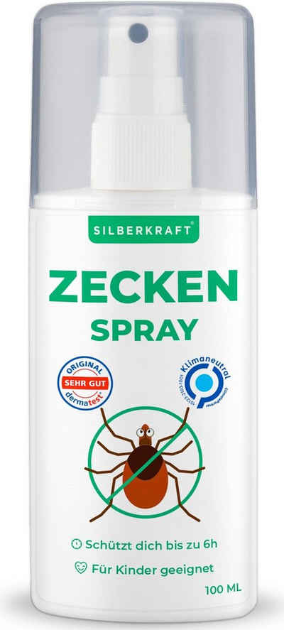 Silberkraft Insektenspray Zeckenspray Zeckenschutz - Anti Zecken Spray, 100 ml, 1-St.