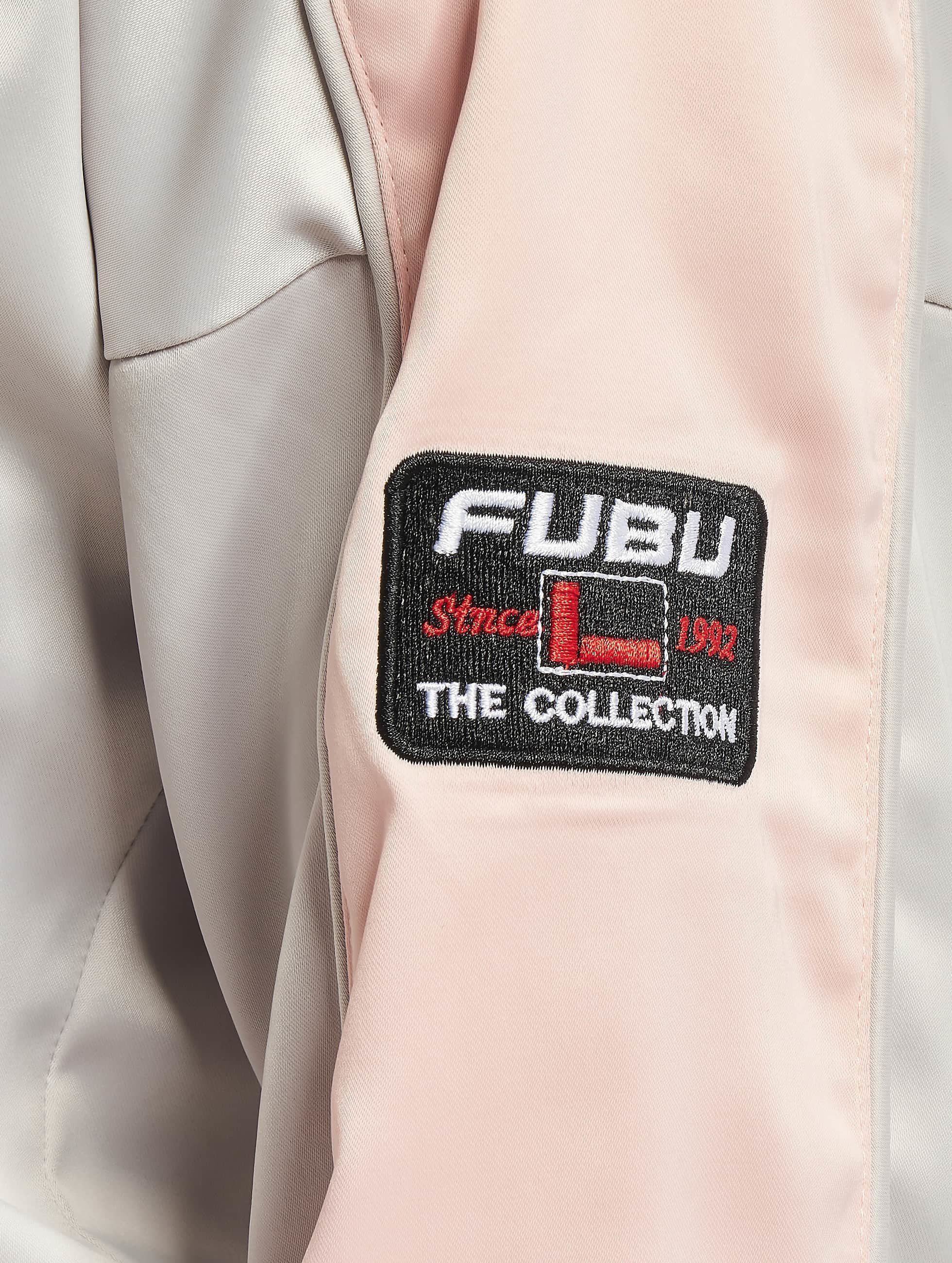 Satin Blouson Fubu FW221-012-1 Track (1-St) Damen Transition Jacket Fubu