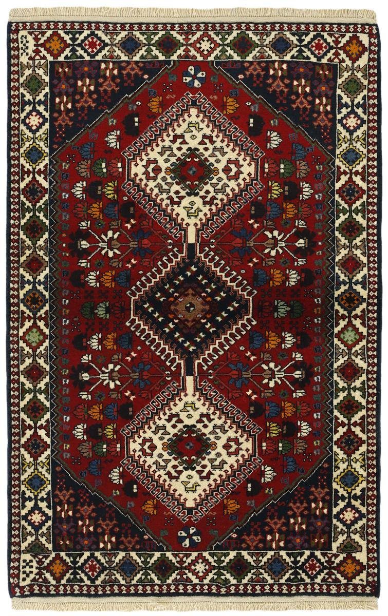 Orientteppich Yalameh 99x149 Handgeknüpfter Höhe: 12 mm / Nain Trading, Perserteppich, Orientteppich rechteckig