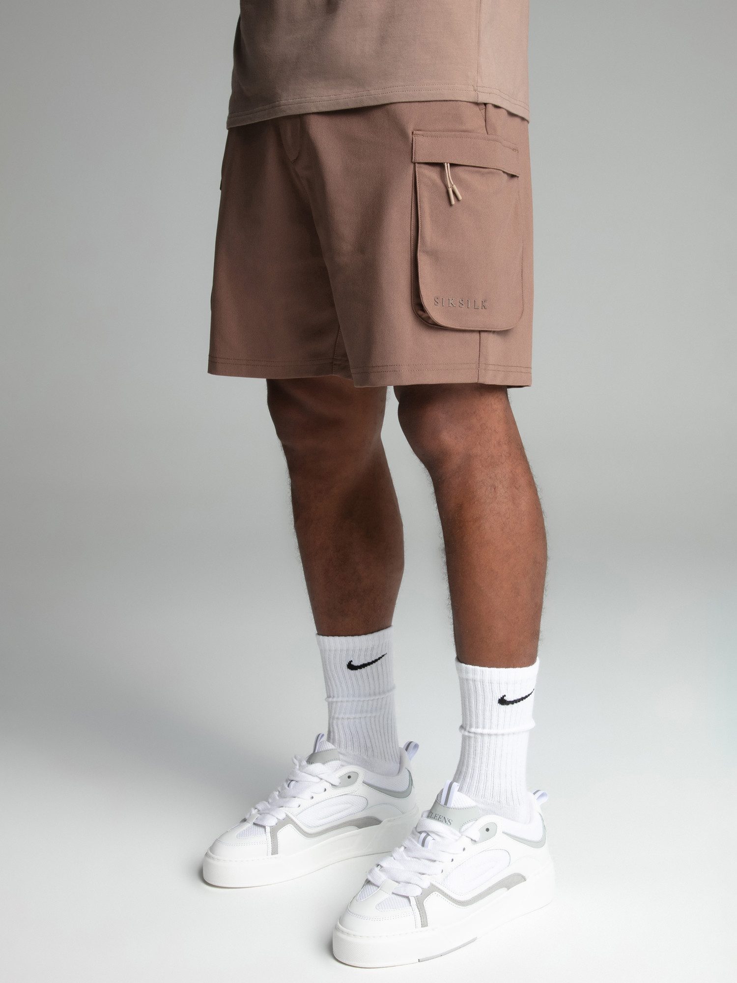Siksilk Карго SikSilk Herren Braune Smart Cargo Шорты