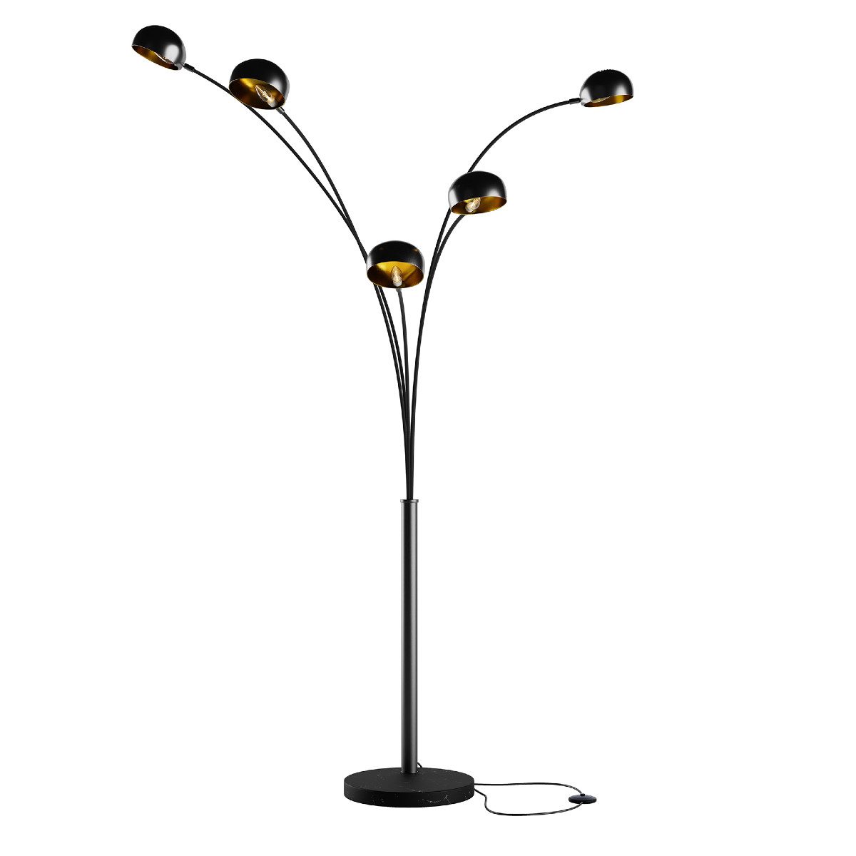 Liadomo Stehlampe Penta, ohne Leuchtmittel, Marmorfuß günstig online kaufen