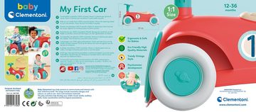 Clementoni® Rutscherauto Baby Clementoni, Play for Future - Mein erstes Auto, aus recyceltem Material