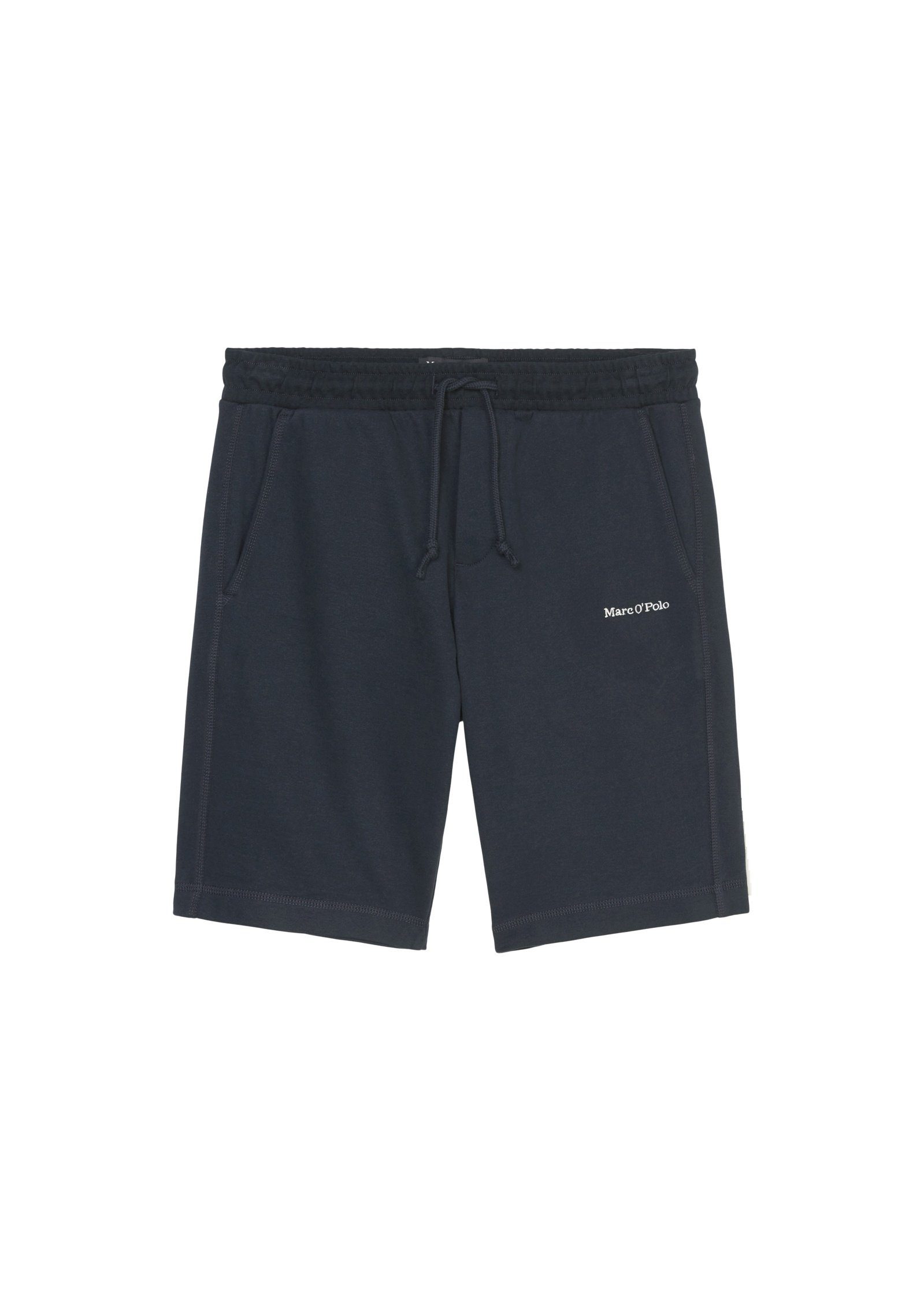 Marc O'Polo Shorts Cotton dunkelblau Organic aus