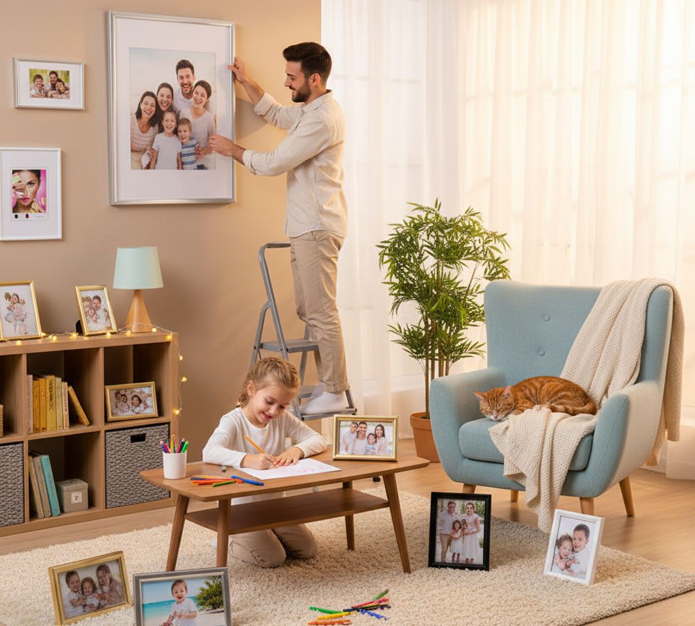 IDEAL TREND Bilderrahmen Photo Style Kunststoff Bilderrahmen Fotorahmen Wan günstig online kaufen