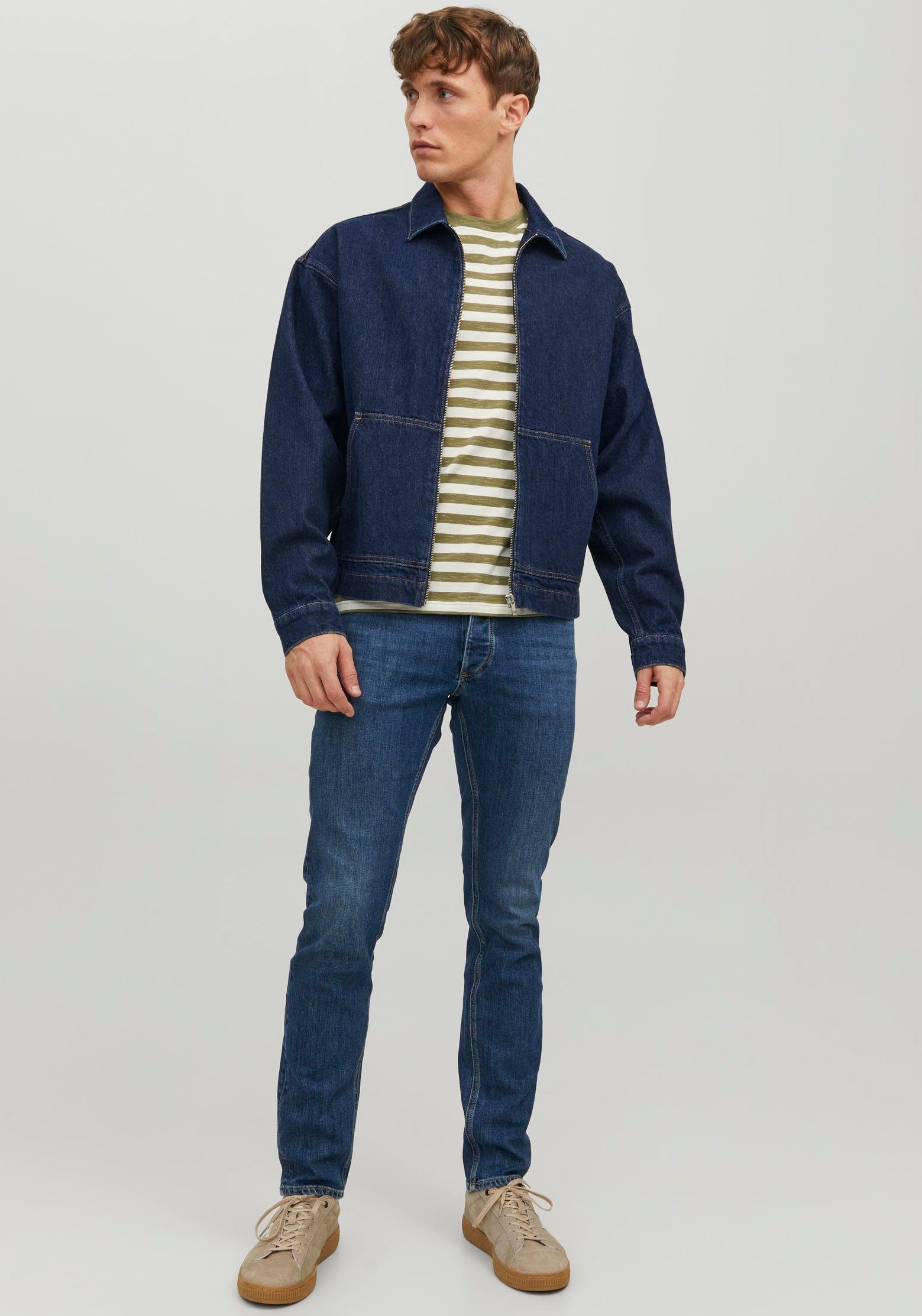 JJEVAN LID 477 Blue JJIGLENN Jones Slim-fit-Jeans Jack & Denim AM