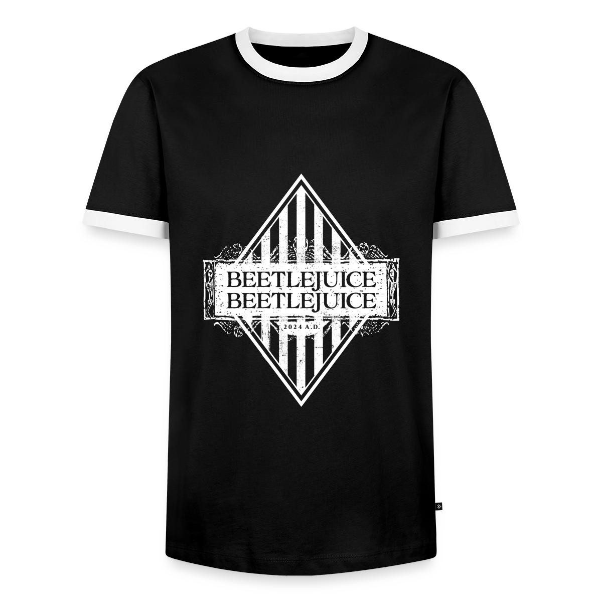 Spreadshirt T-Shirt Beetlejuice 2 Logo Männer Kontrast T-Shirt (1-tlg)