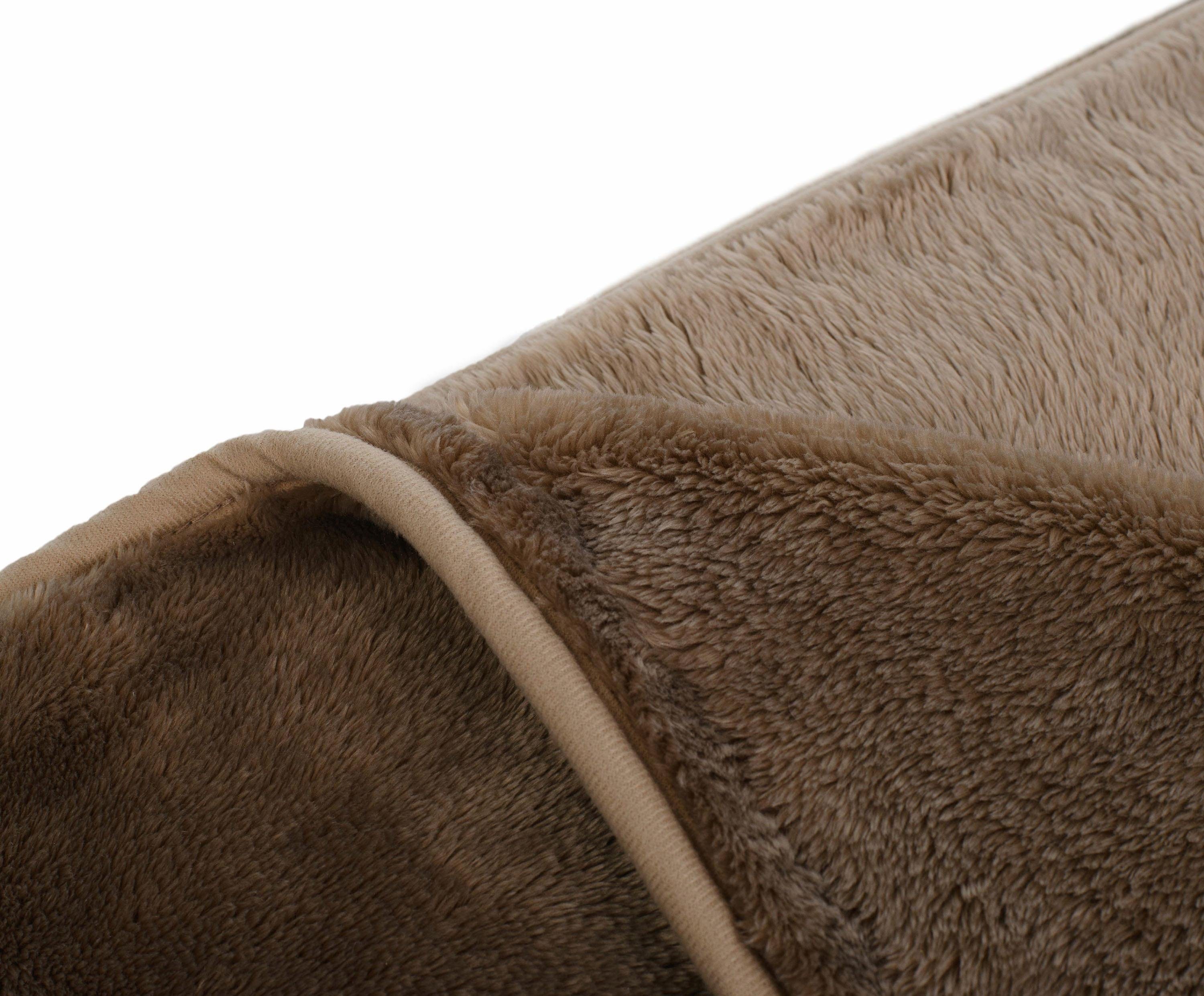 Wohndecke Premium Cashmere Feeling, Gözze, mit premium Cashmere Feeling, Kuscheldecke – Bild 3 von 4