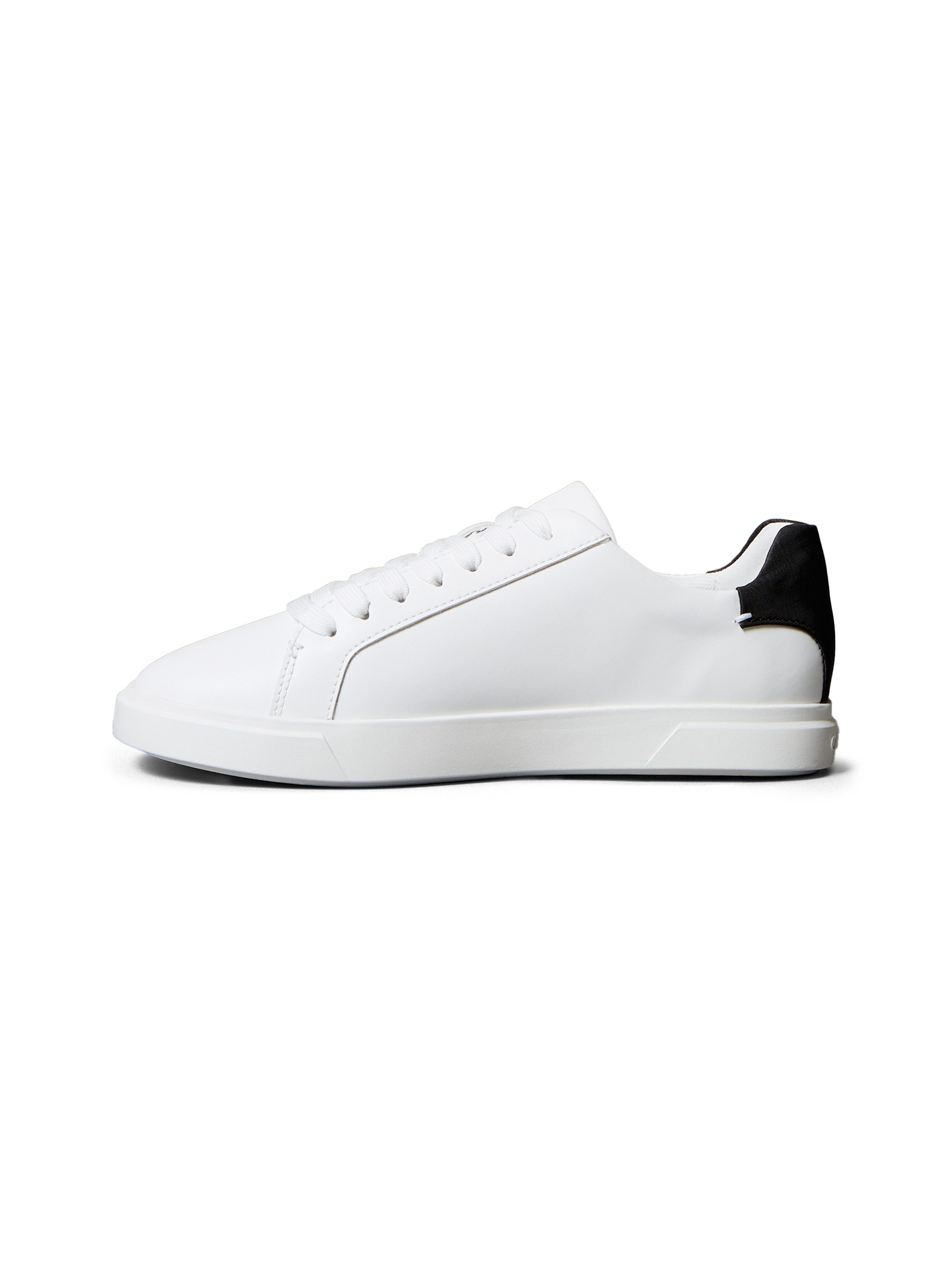 Calvin Klein LOW PRO CUP LACEUP LTH MOIRE Sneaker Halbschuh, Schnürschuh, Freizeitschuh mit heller Laufsohle