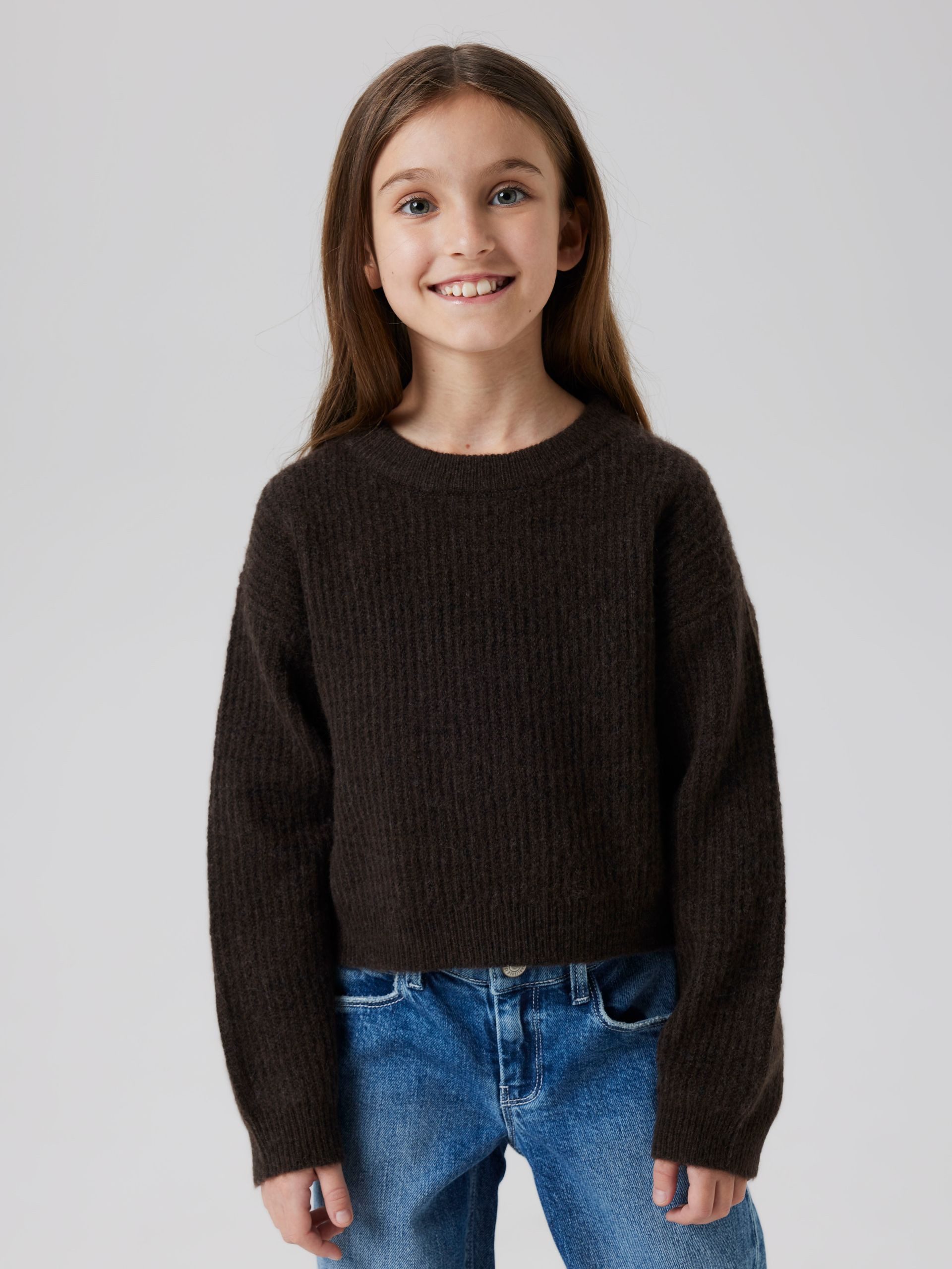 Name It Strickpullover NKFHOLLY LS BOXY SHORT KNIT